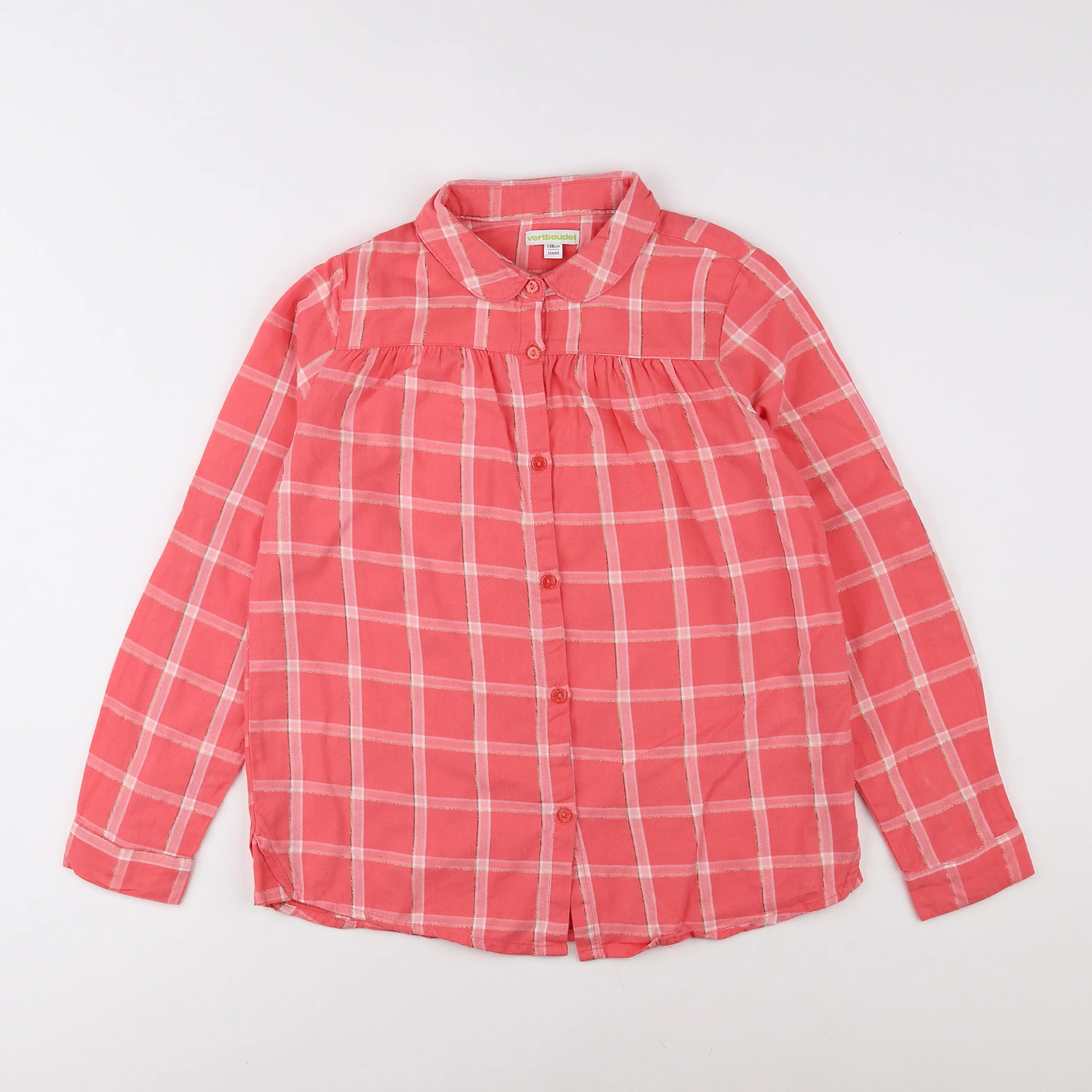 Vertbaudet - blouse rose - 10 ans