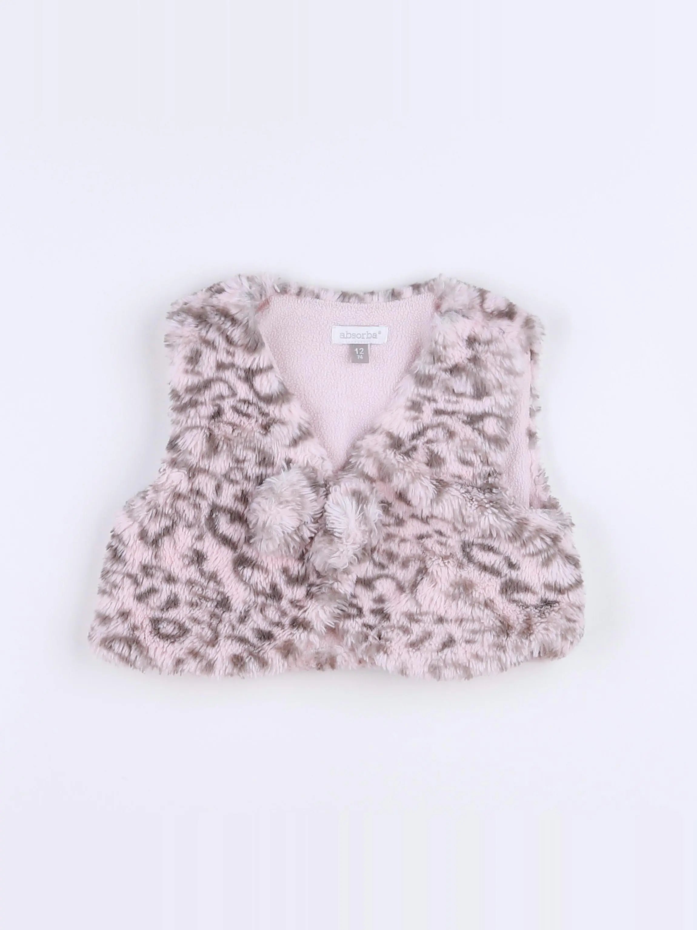 Absorba - gilet rose - 12 mois