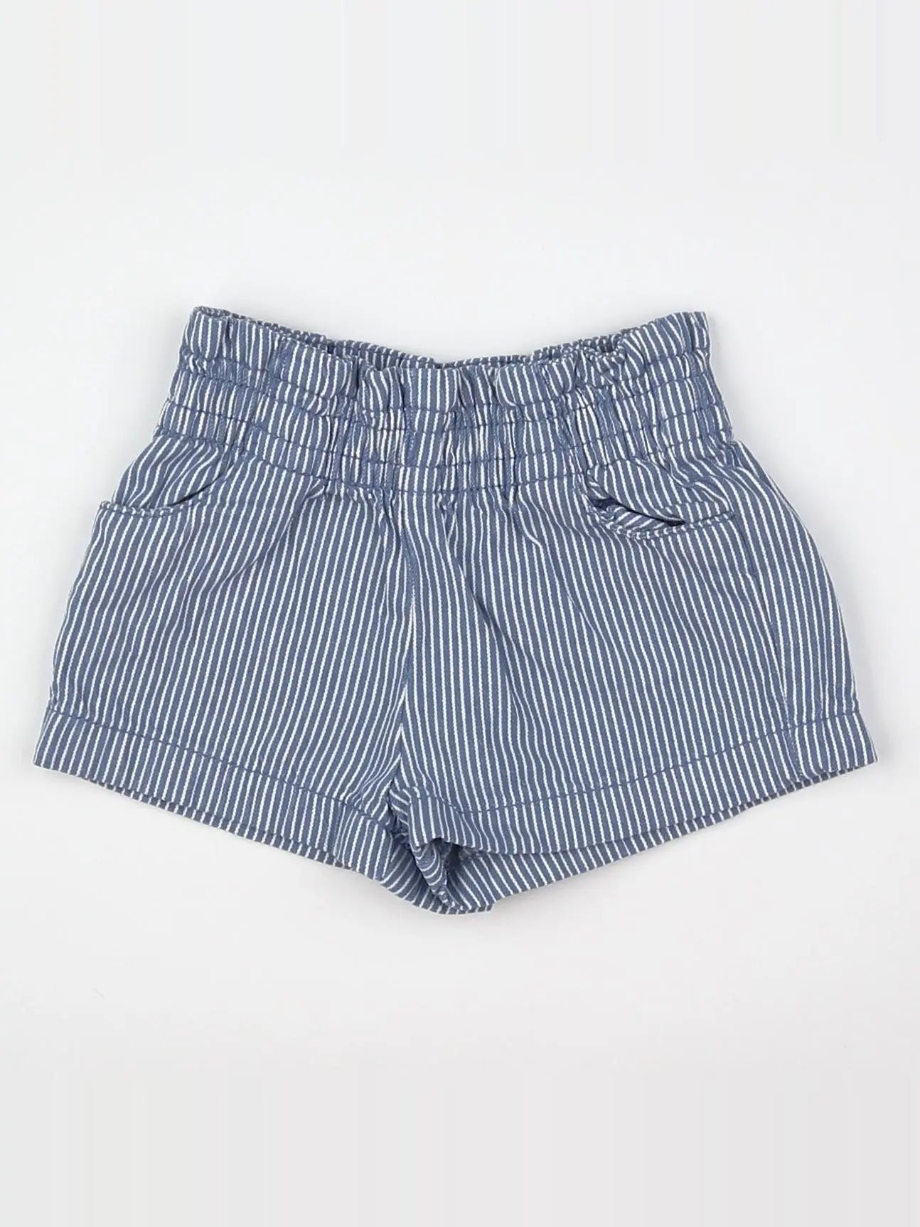 Tape à l'oeil - short bleu, blanc - 6 mois