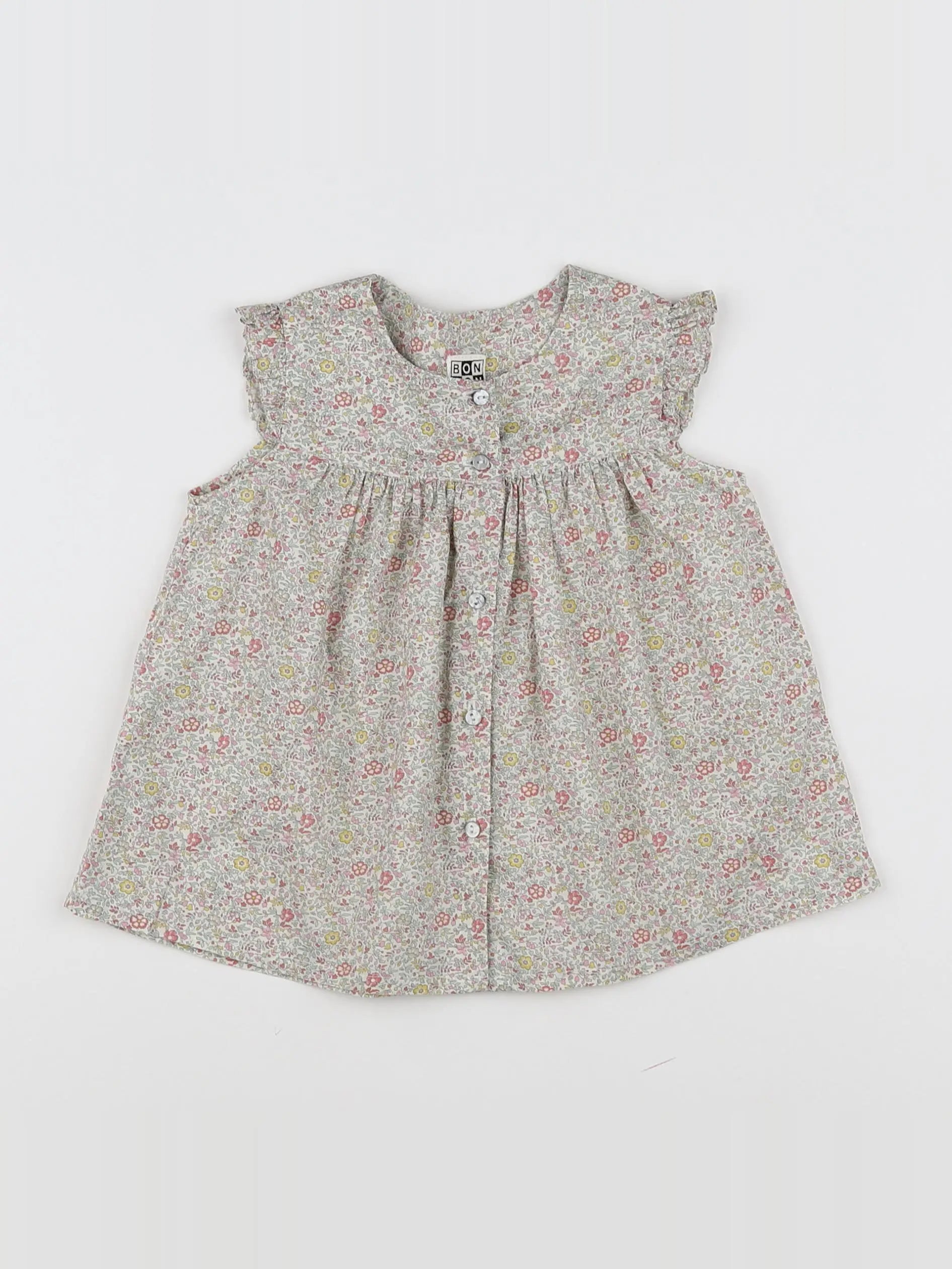 Bonton - blouse multicolore - 18 mois