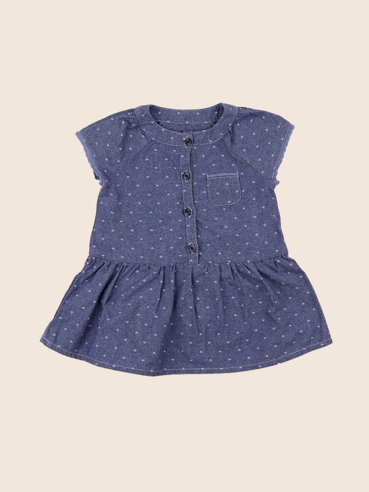 Vertbaudet - robe bleu - 6 mois