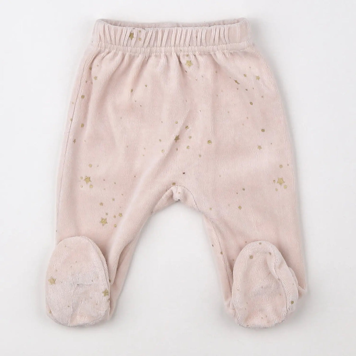 Vertbaudet - pyjama velours rose - 3 mois