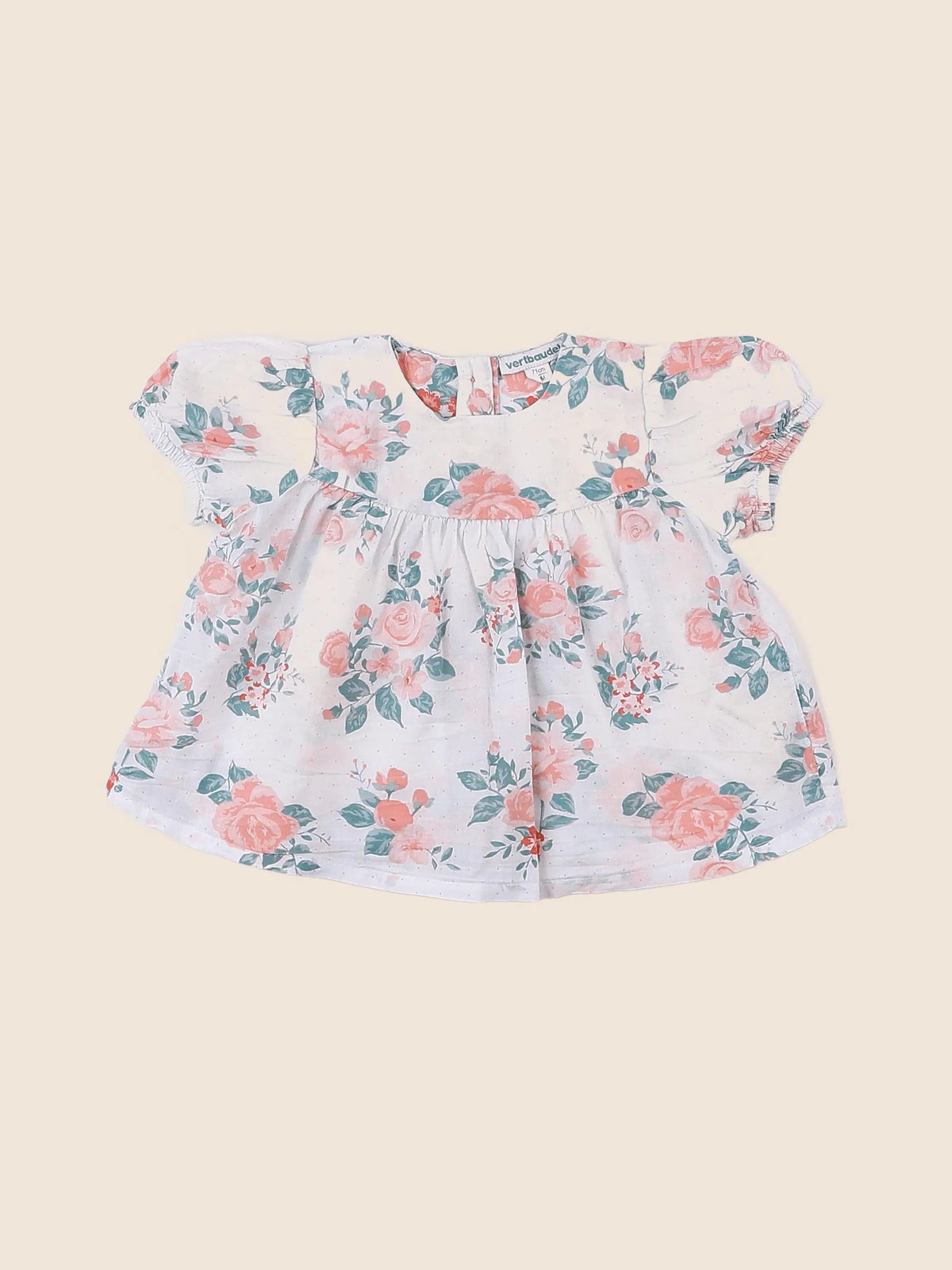 Vertbaudet - blouse multicolore - 9 mois