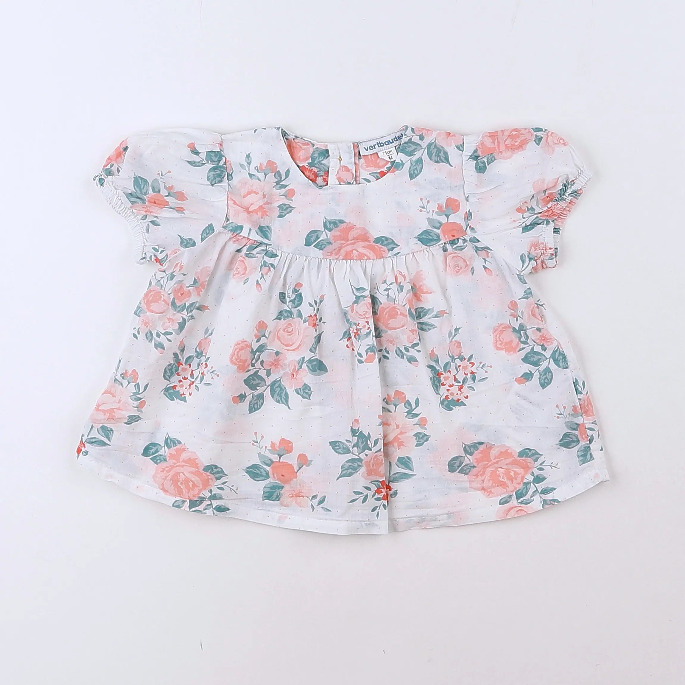 Vertbaudet - blouse multicolore - 9 mois