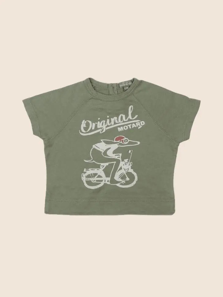 Emile et Ida - tee-shirt vert - 12 mois