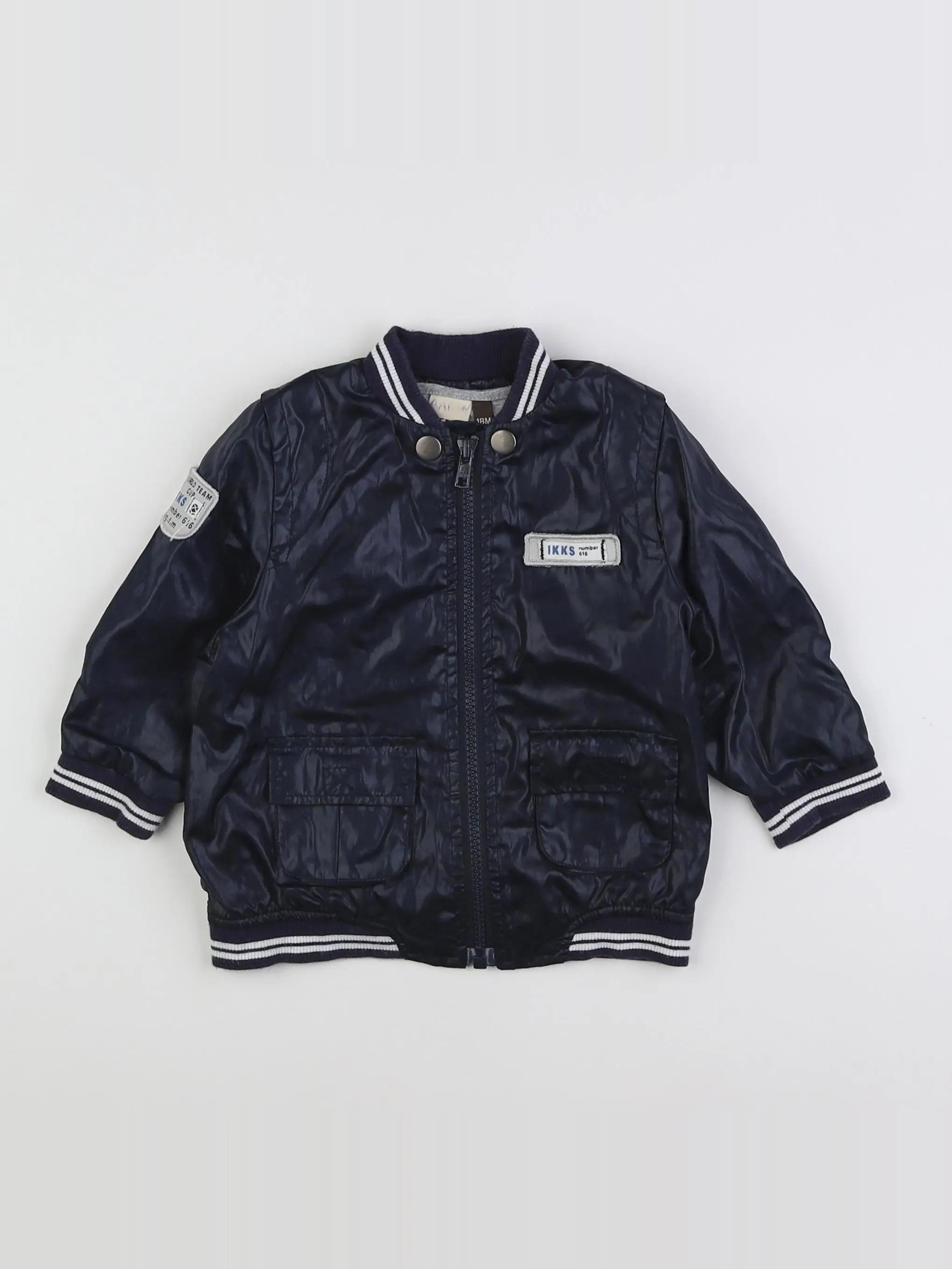 IKKS - veste bleu - 18 mois