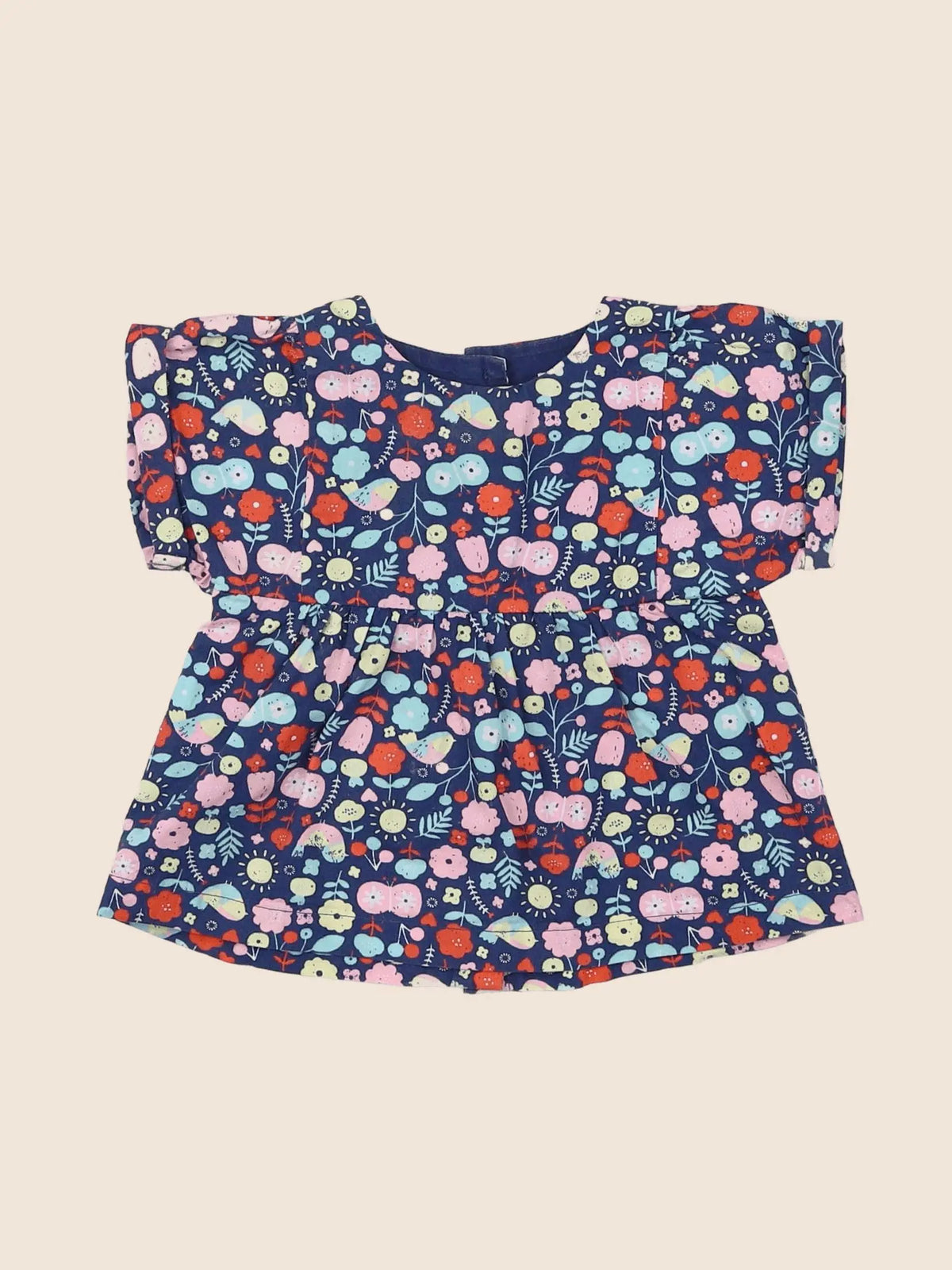 Vertbaudet - blouse multicolore - 9 mois