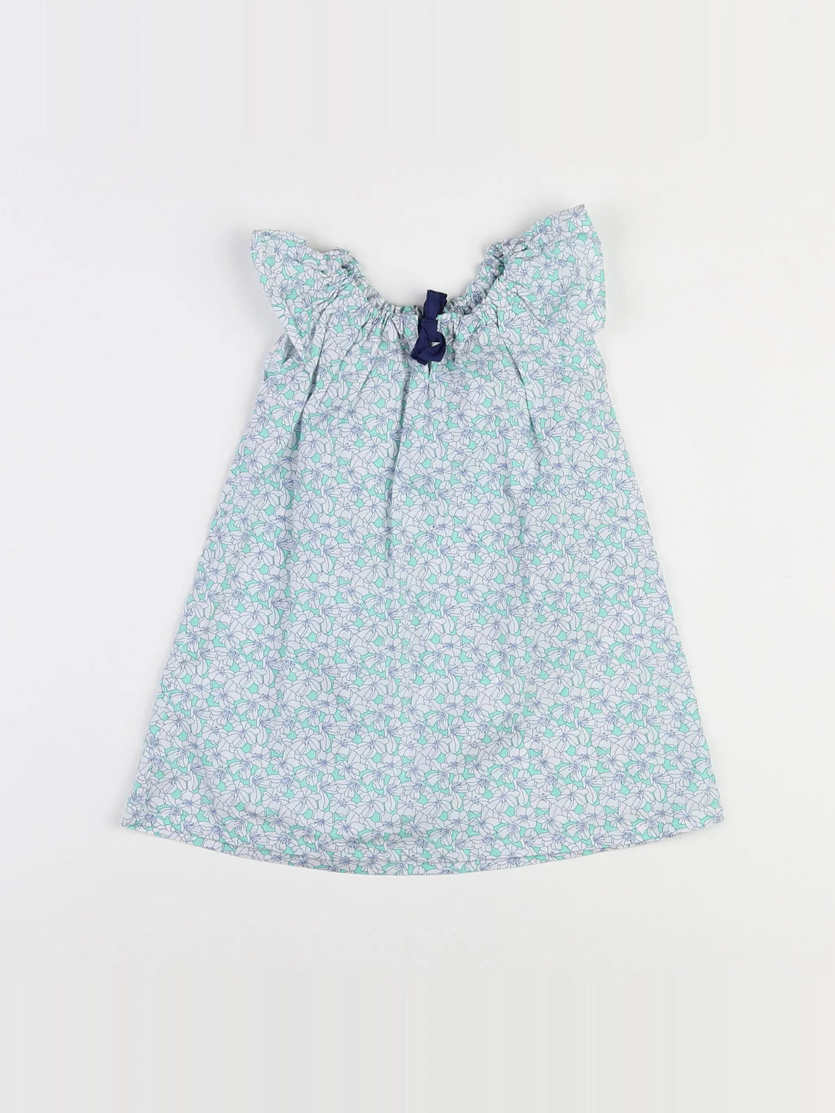 Louis et Victorie - robe bleu - 18 mois