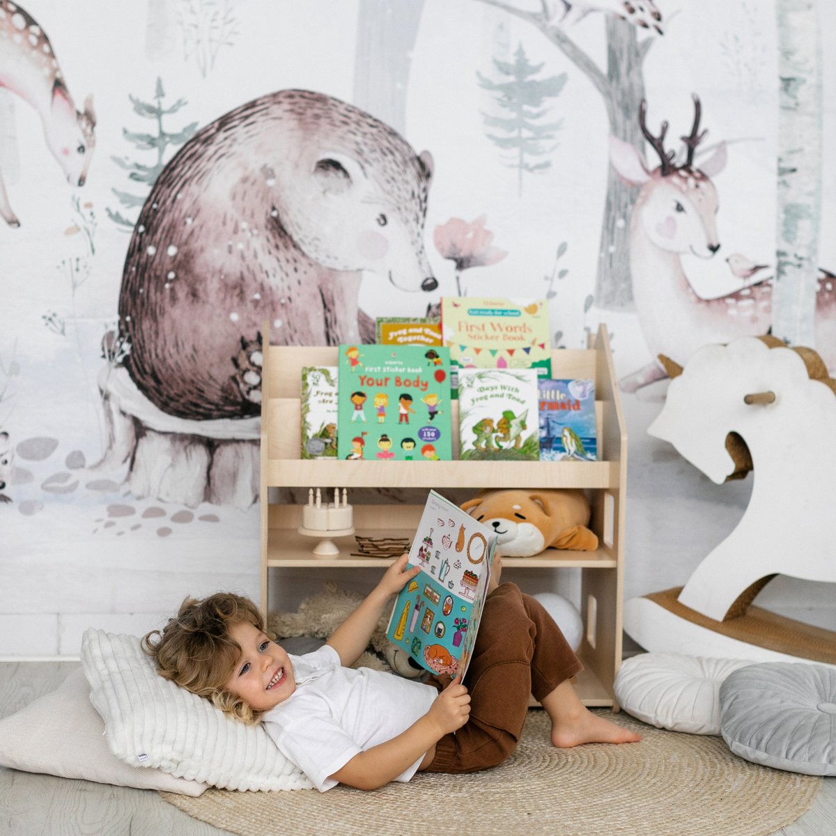 Étagère Montessori 2 en 1 polyvalente