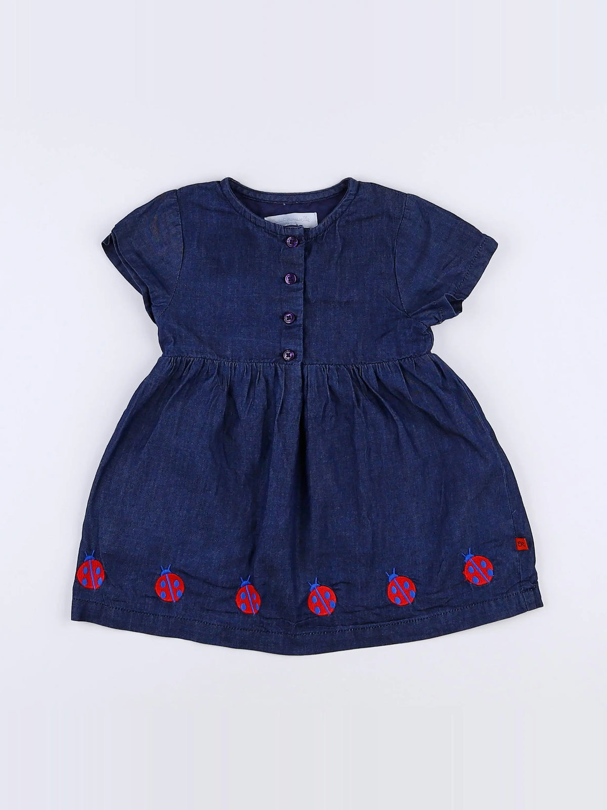 Cadet Rousselle - robe bleu - 12 mois