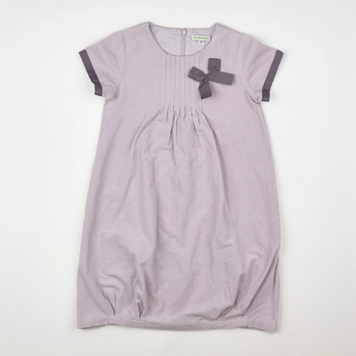 Vertbaudet - robe violet - 8 ans
