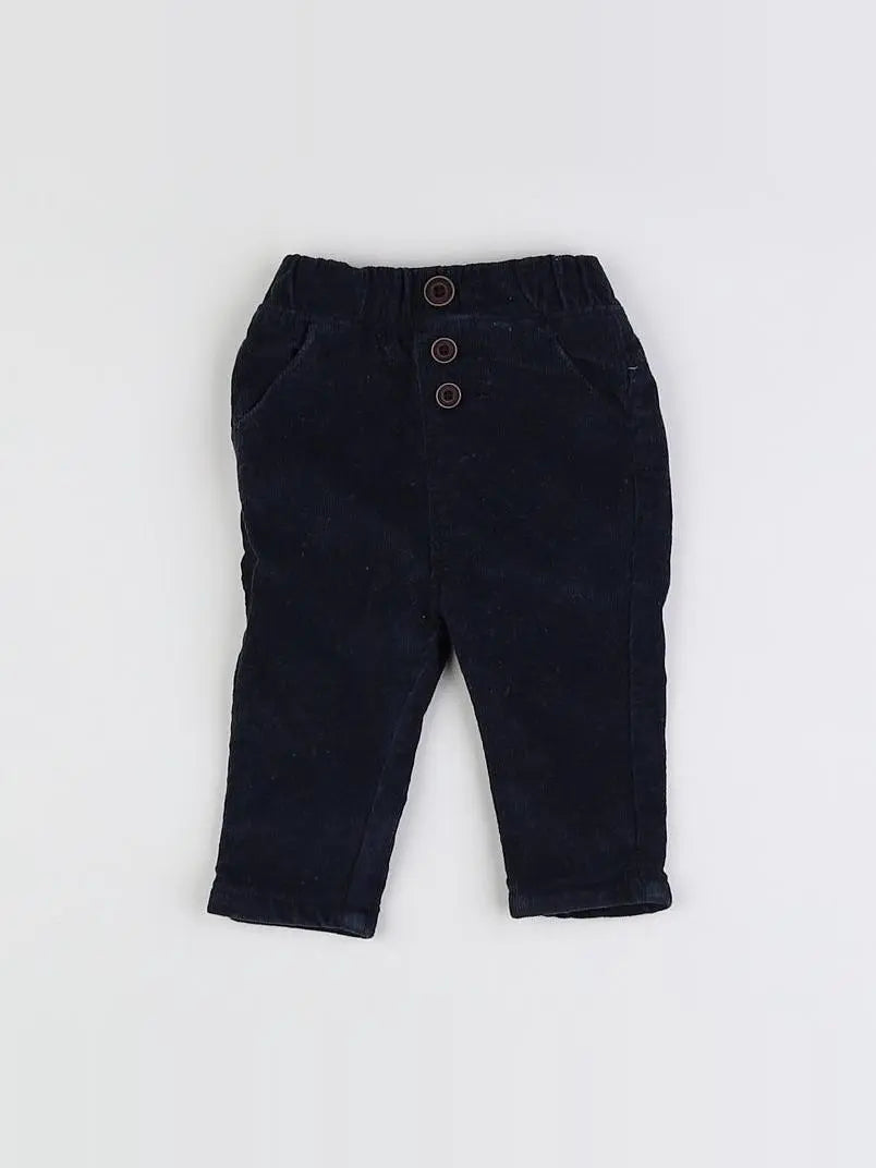 Tape à l'oeil - pantalon bleu - 3 mois