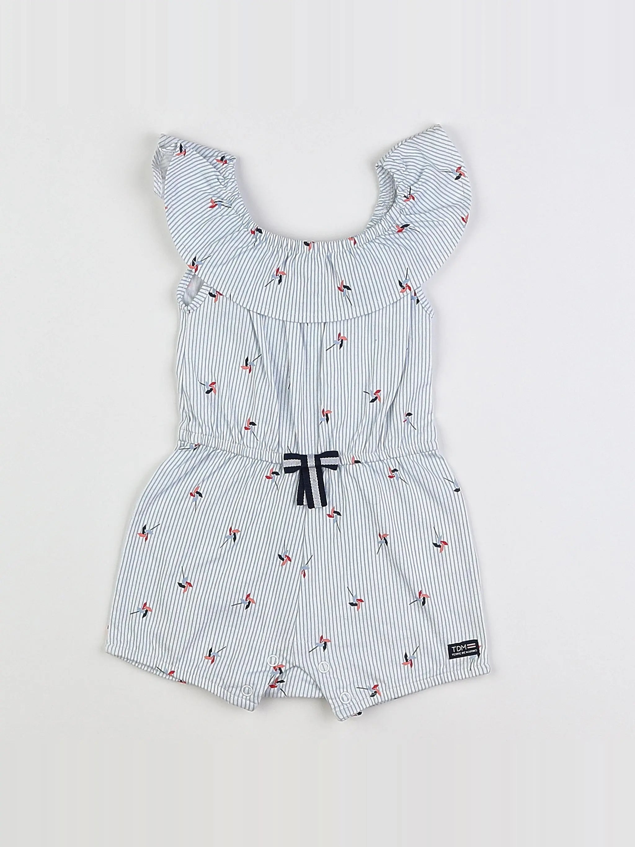Terre de marins - combinaison blanc, bleu - 6 mois