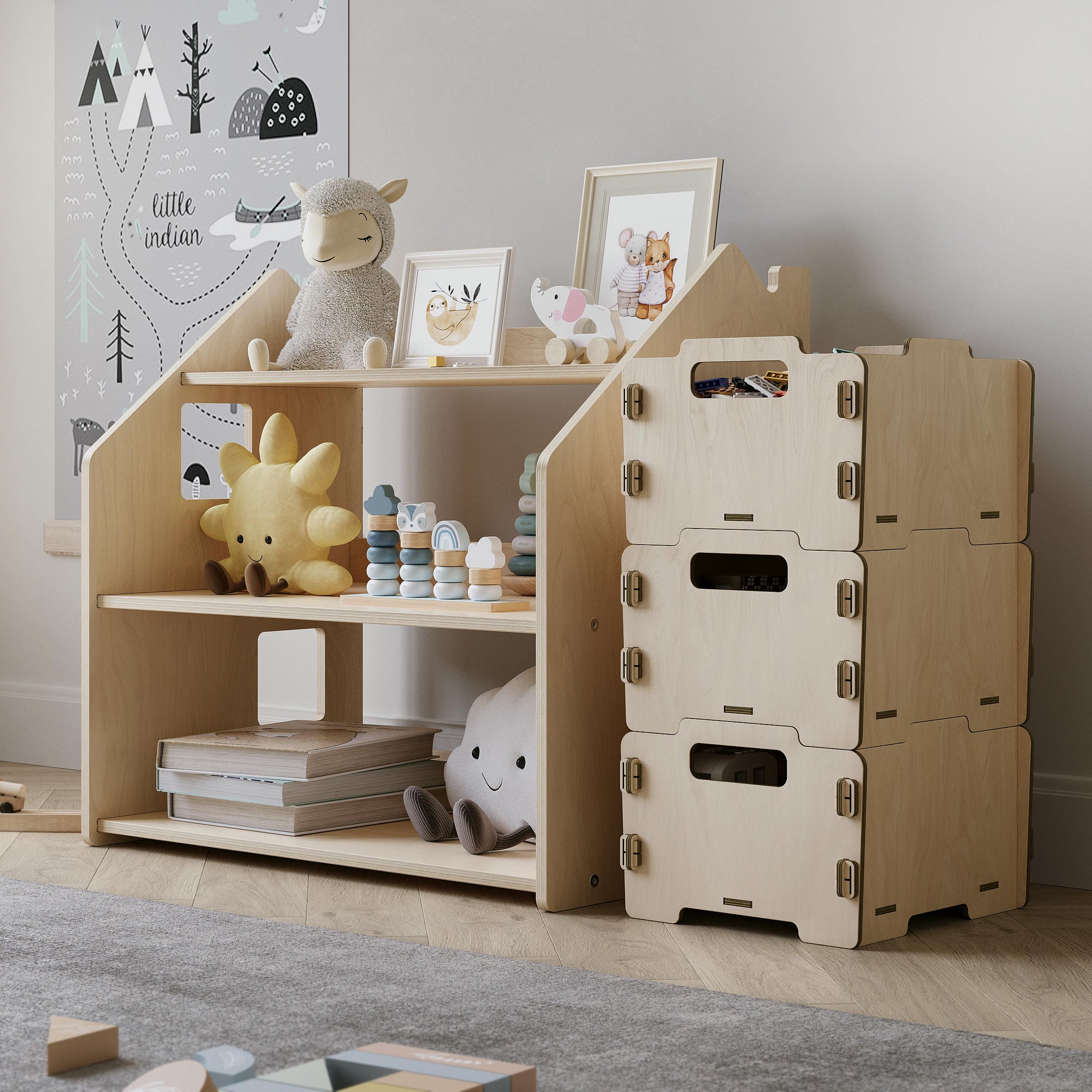 Étagère à jouets