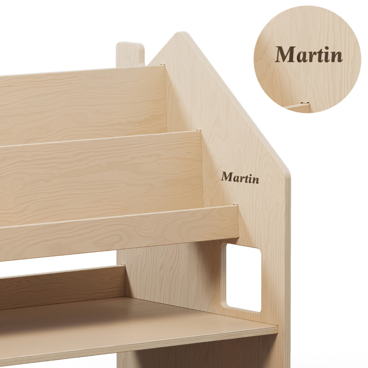 Étagère Montessori 2 en 1 polyvalente