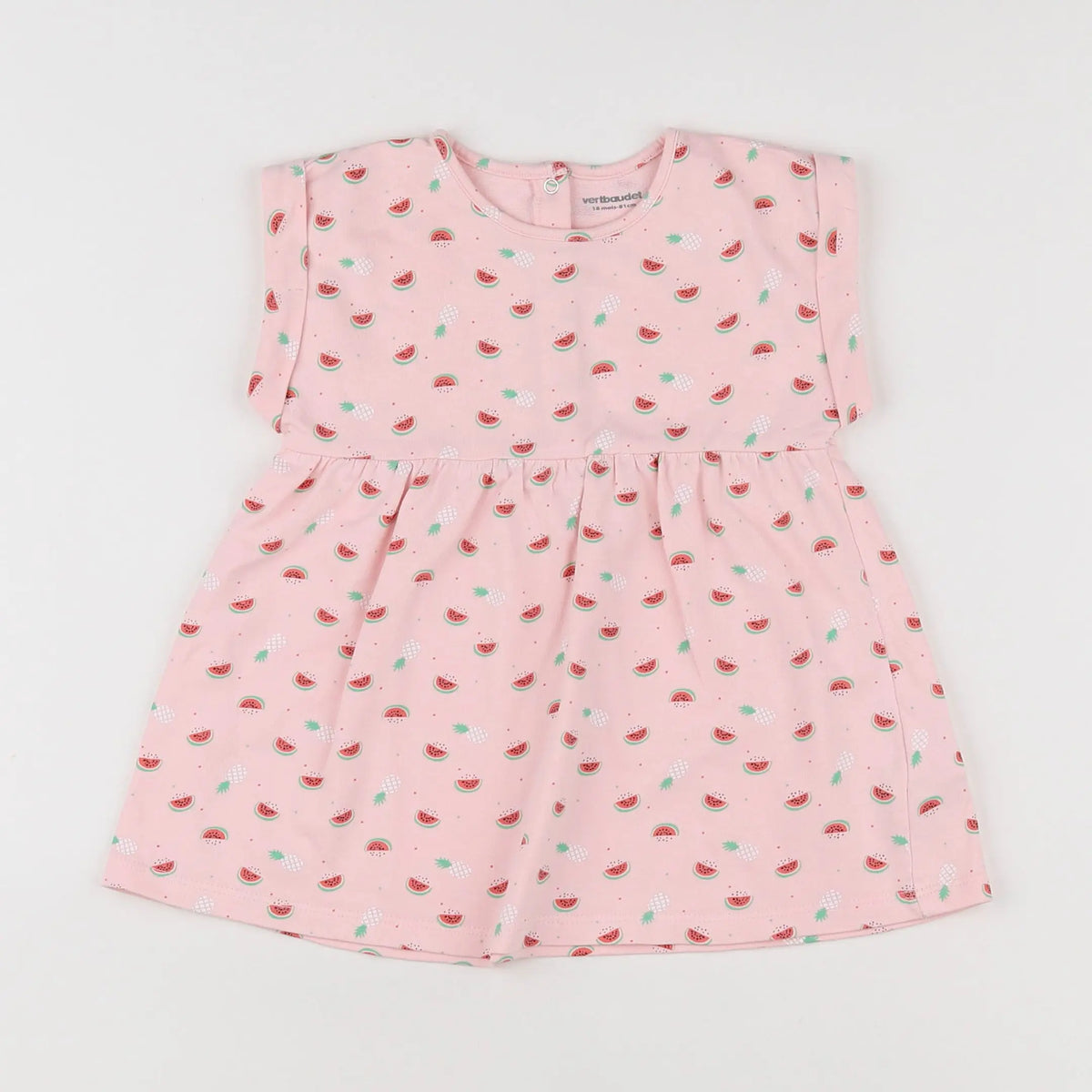 Vertbaudet - robe rose - 18 mois