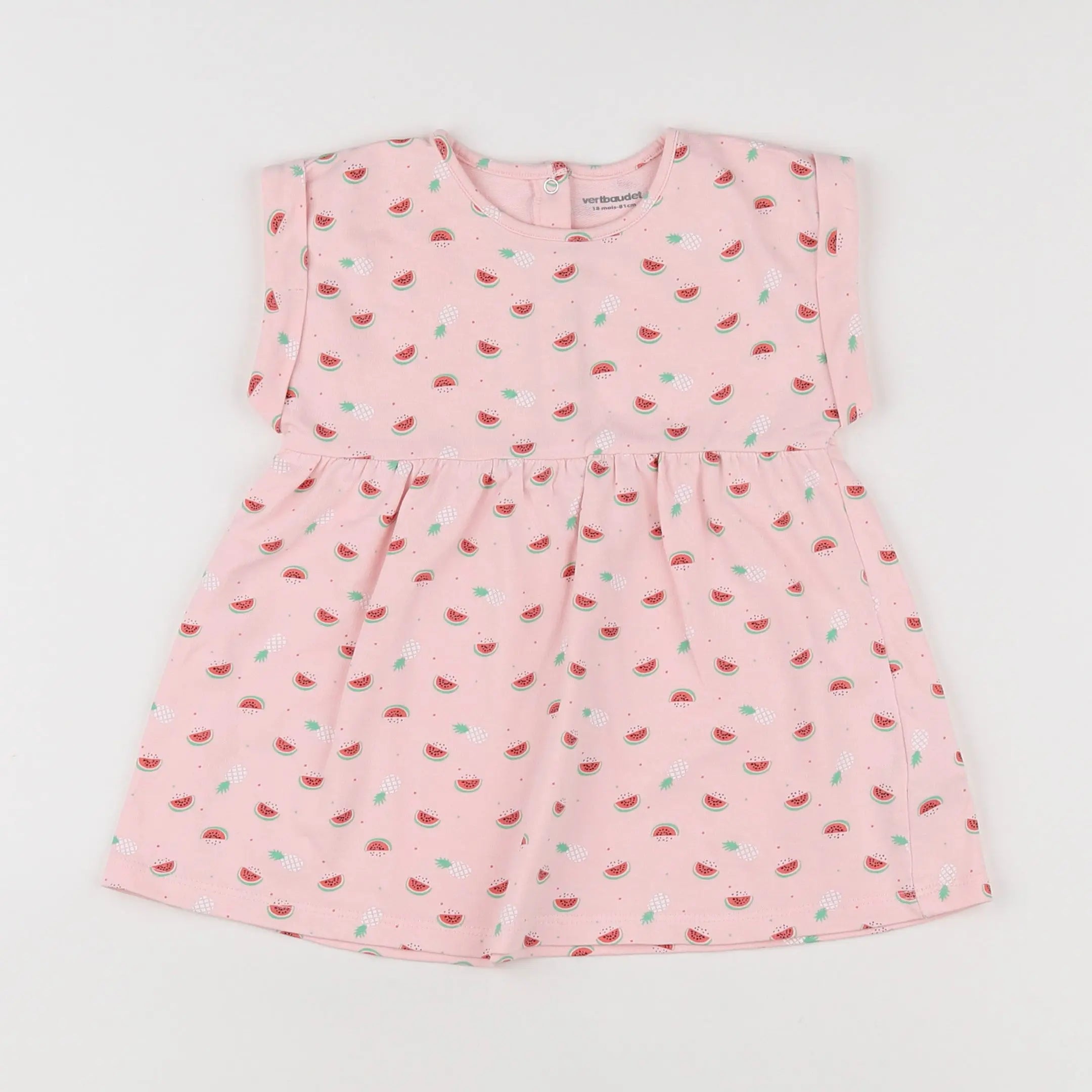 Vertbaudet - robe rose - 18 mois