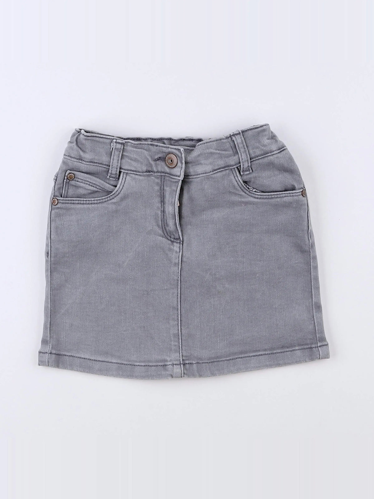 Vertbaudet - jupe gris - 4 ans