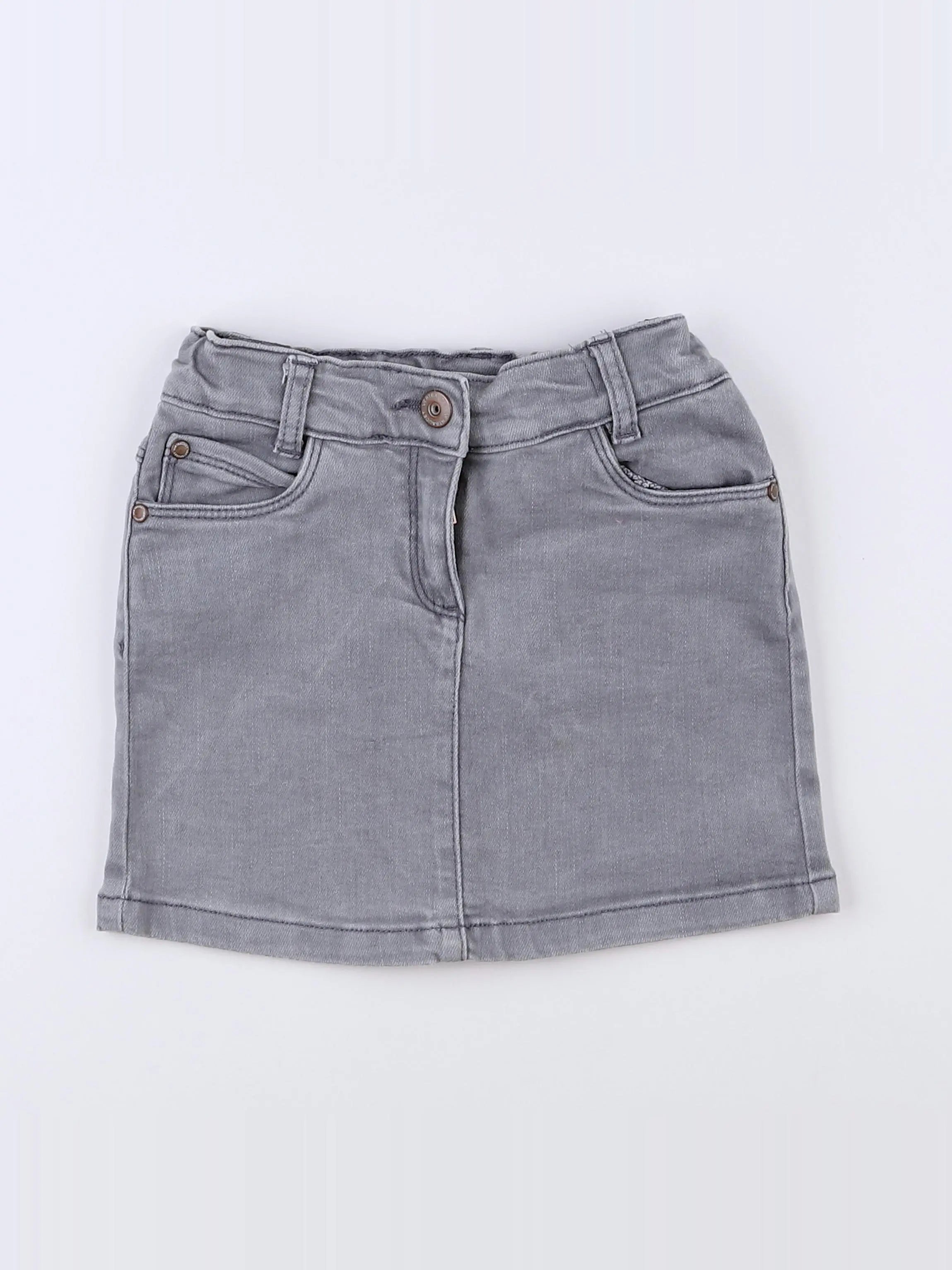 Vertbaudet - jupe gris - 4 ans