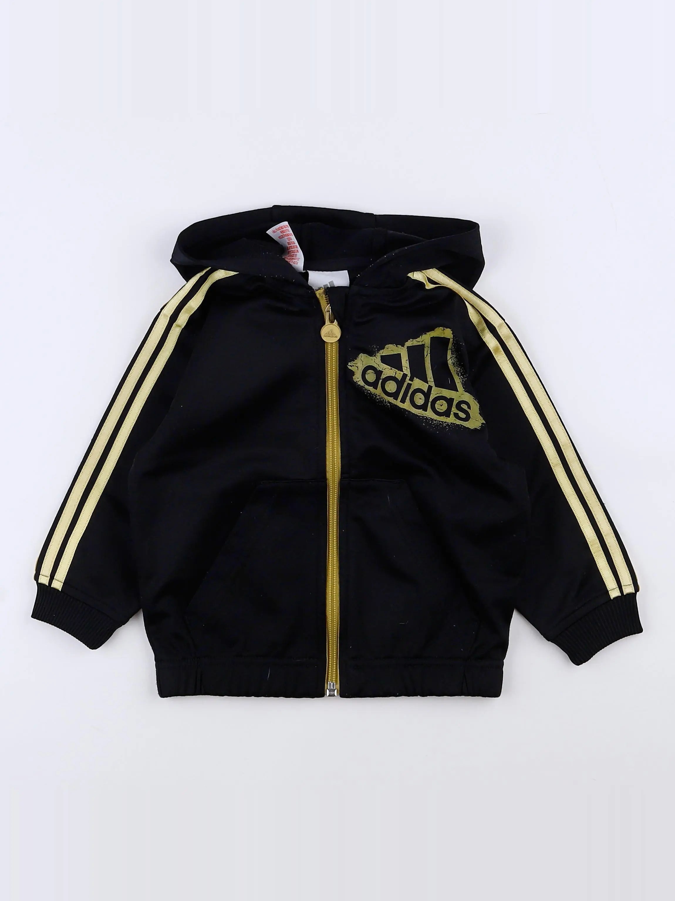 Adidas - sweat noir - 18 mois