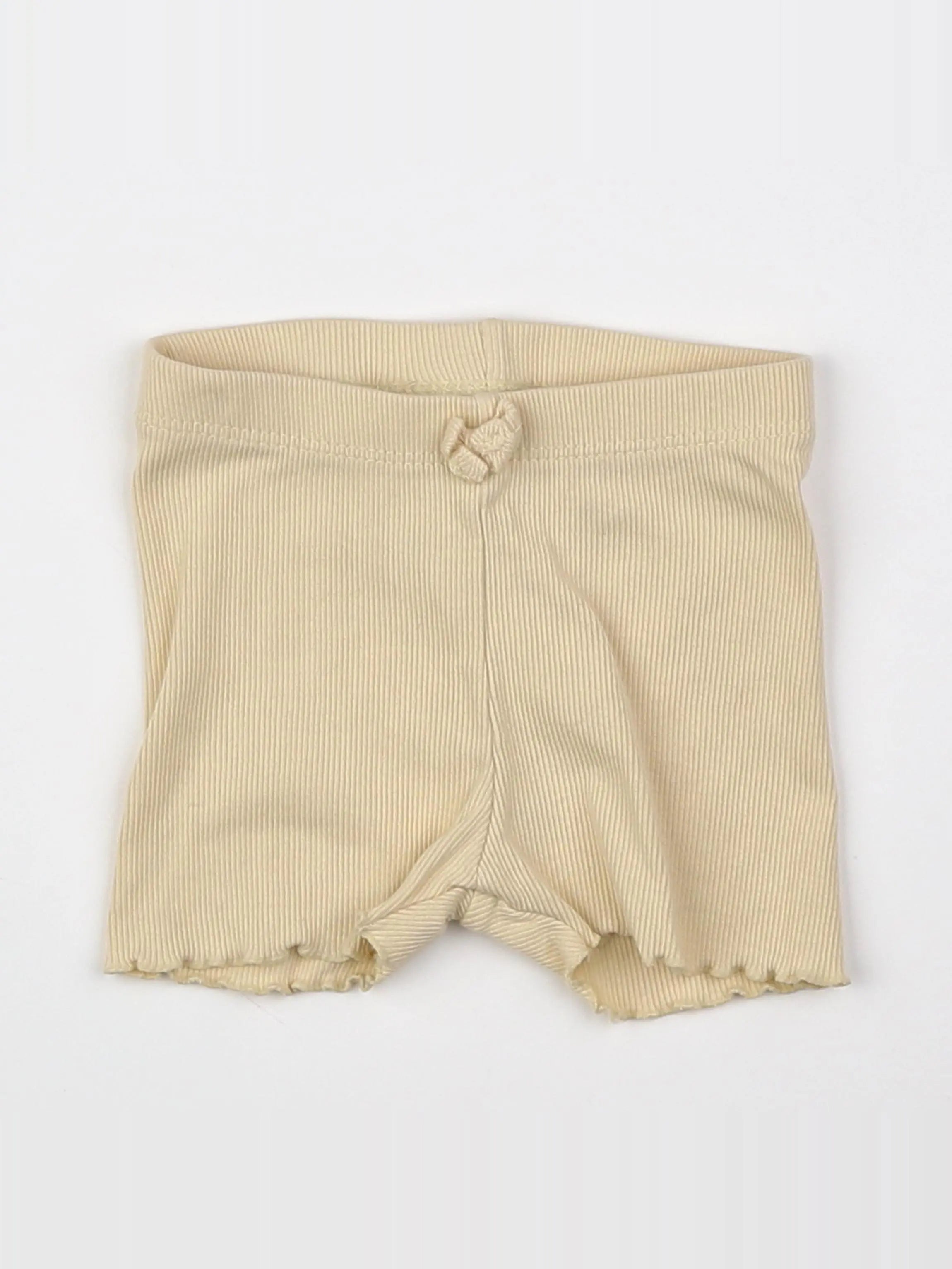 H&M - short beige - 3/6 mois