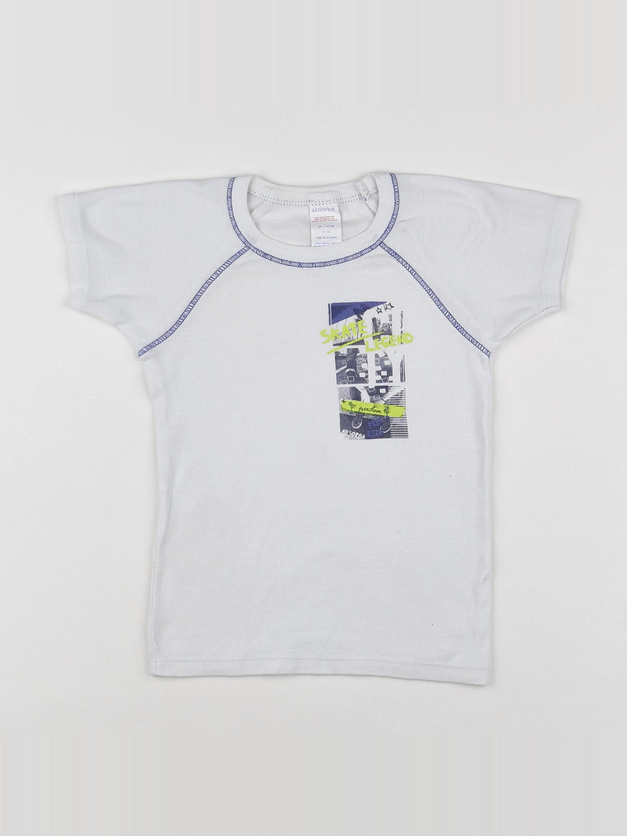 Absorba - maillot de corps blanc - 6 ans