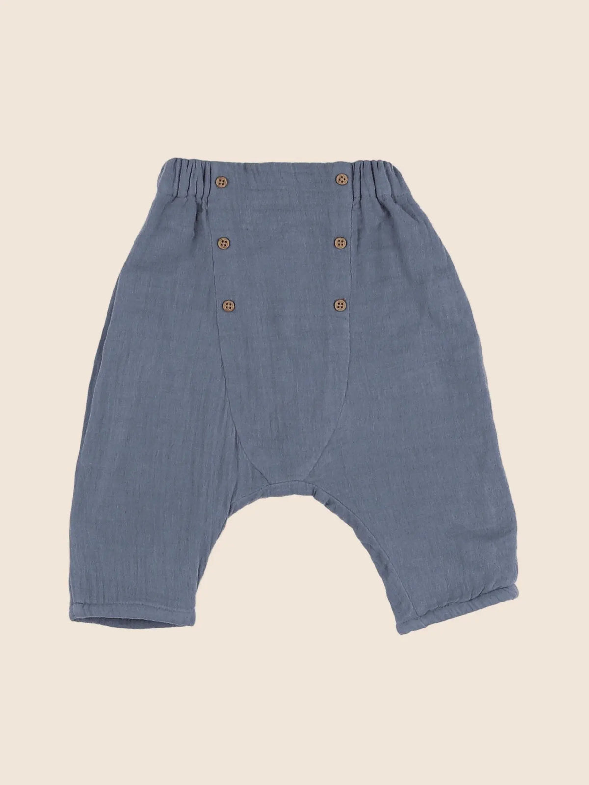 Vertbaudet - pantalon bleu - 3 mois