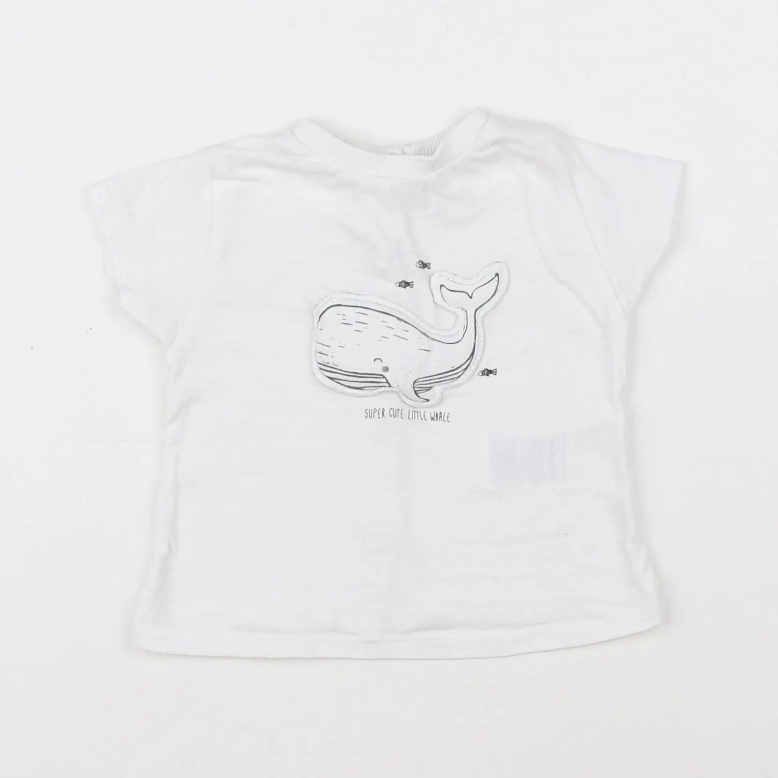 Vertbaudet - tee-shirt blanc - 3 mois
