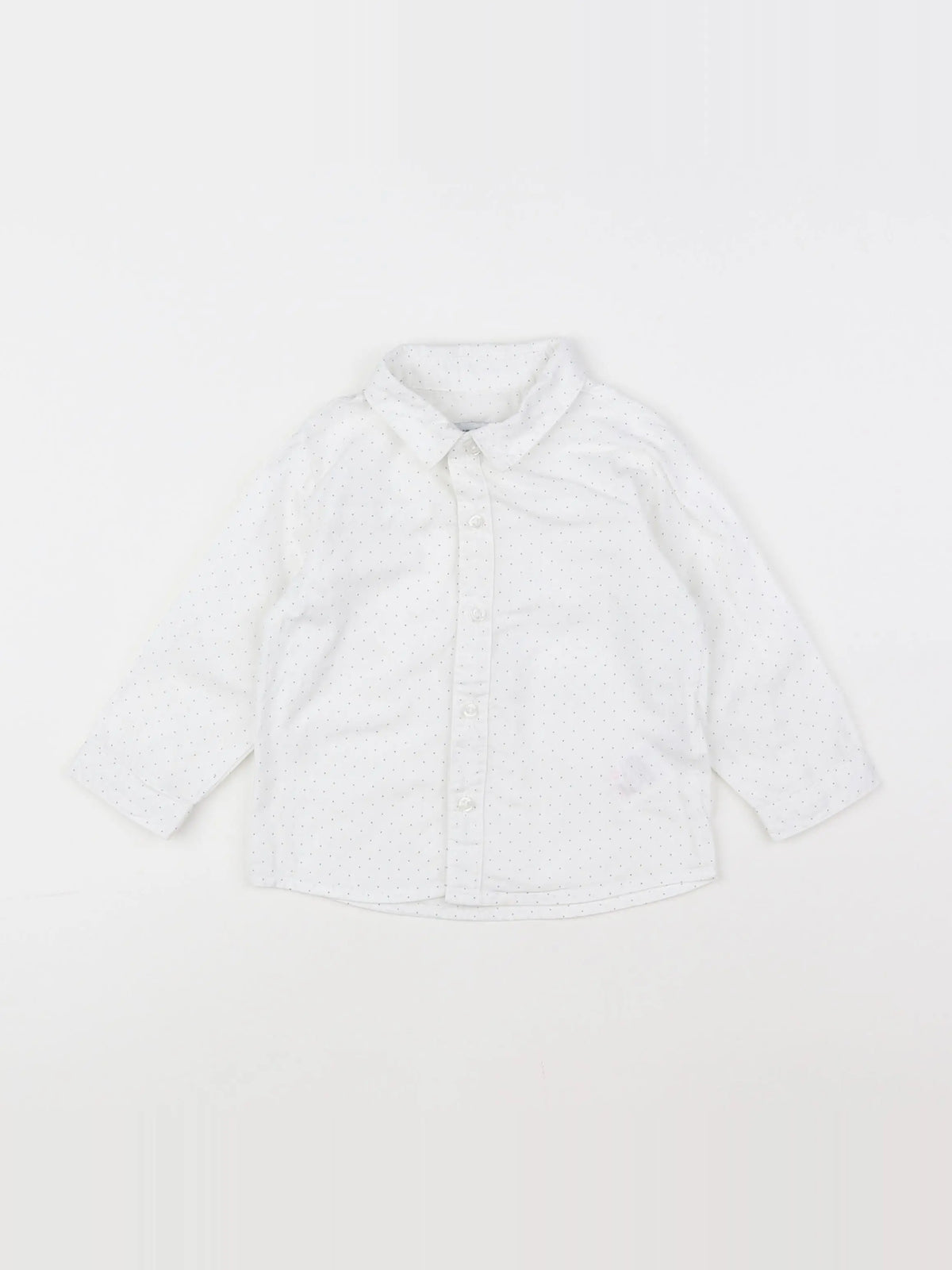 Vertbaudet - chemise blanc - 12 mois