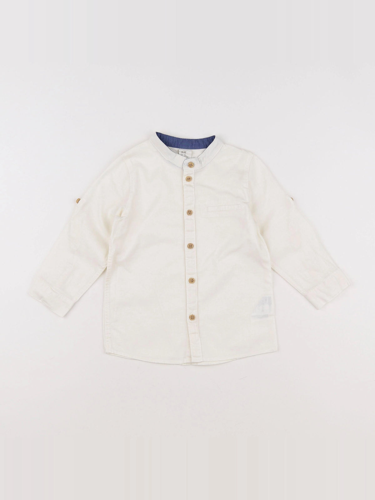 H&M - chemise blanc - 12/18 mois