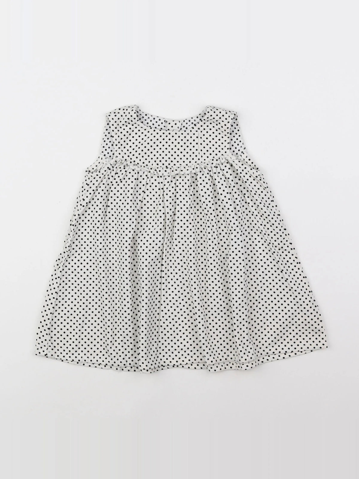 H&M - robe blanc - 9/12 mois