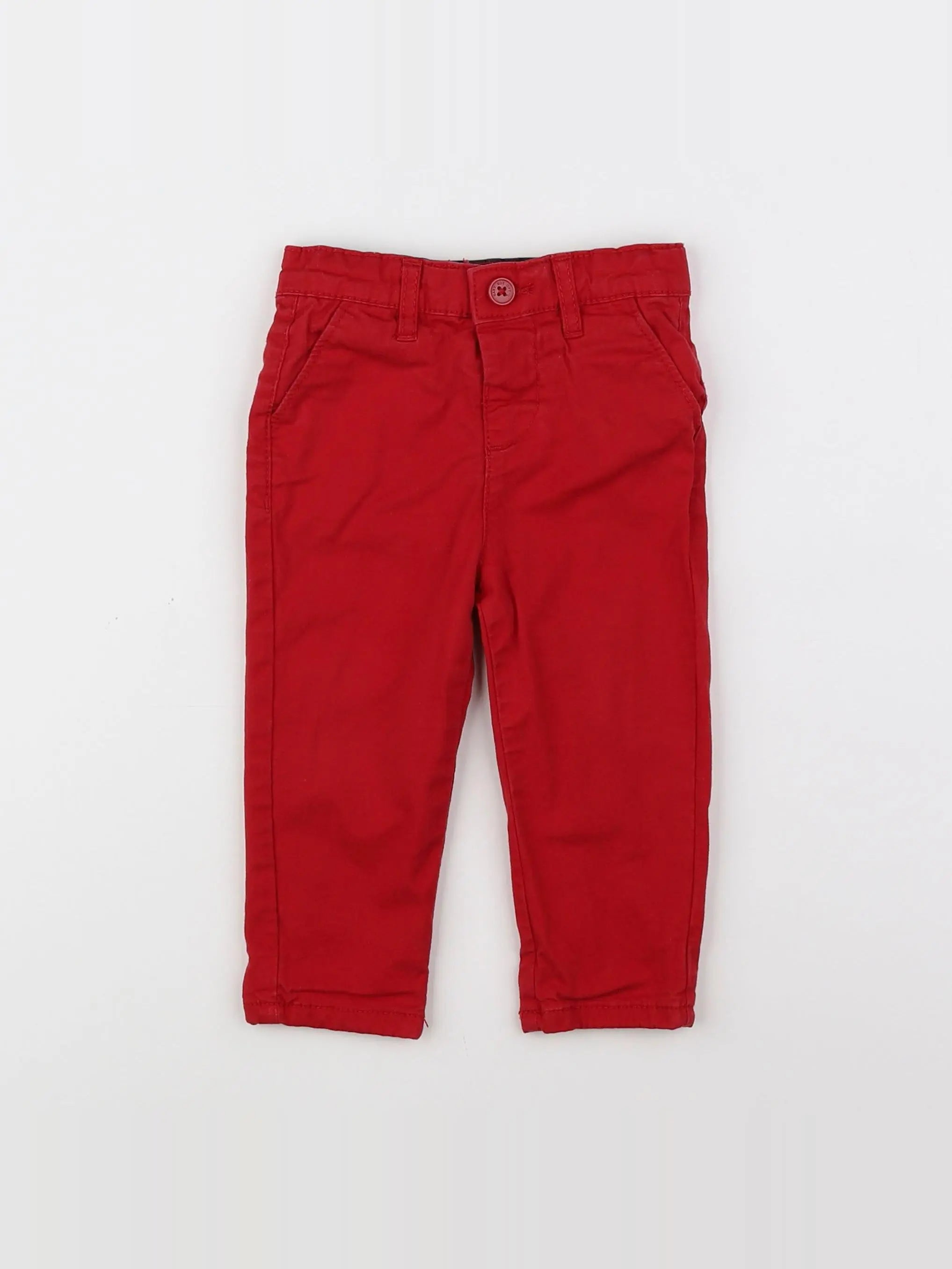 Tape à l'oeil - pantalon rouge - 12 mois