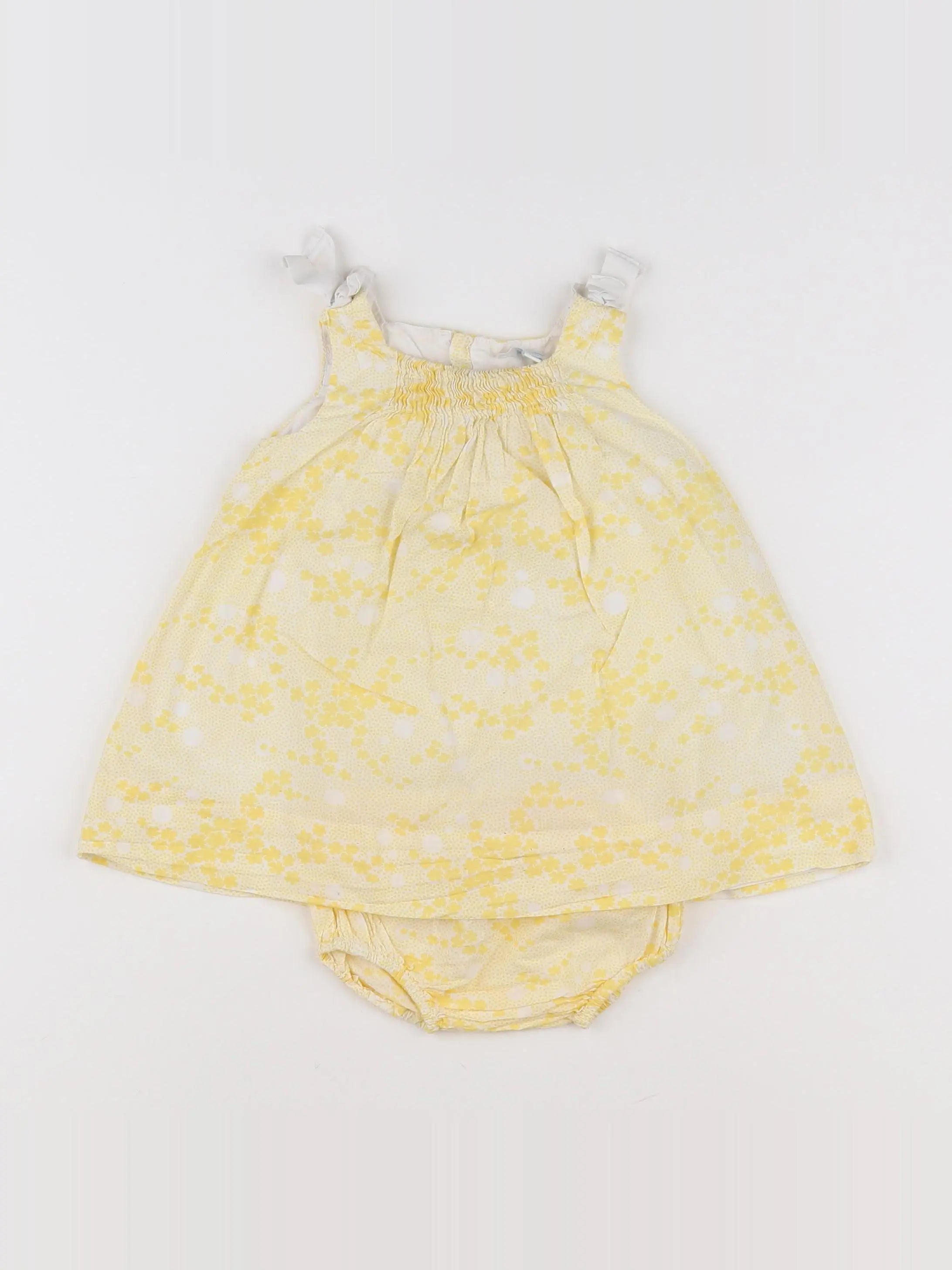 Jacadi - robe jaune - 6 mois