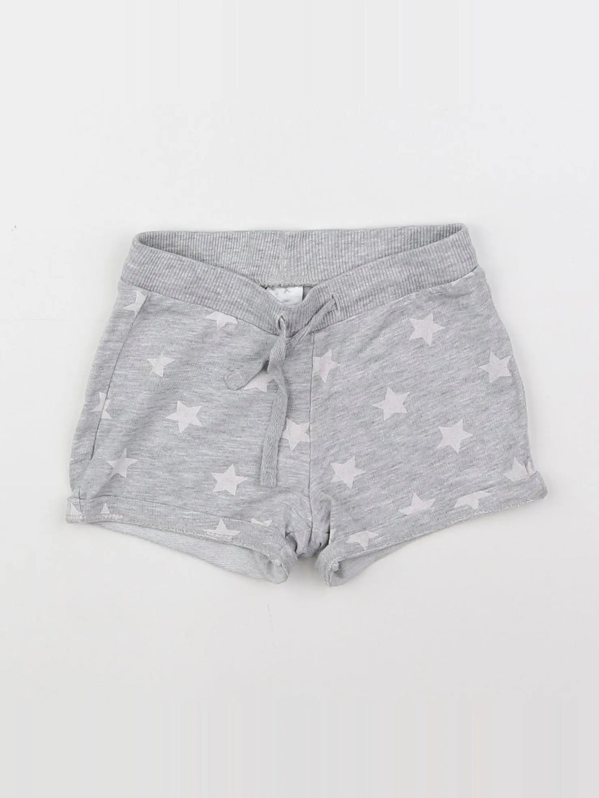 H&M - short gris - 6/9 mois