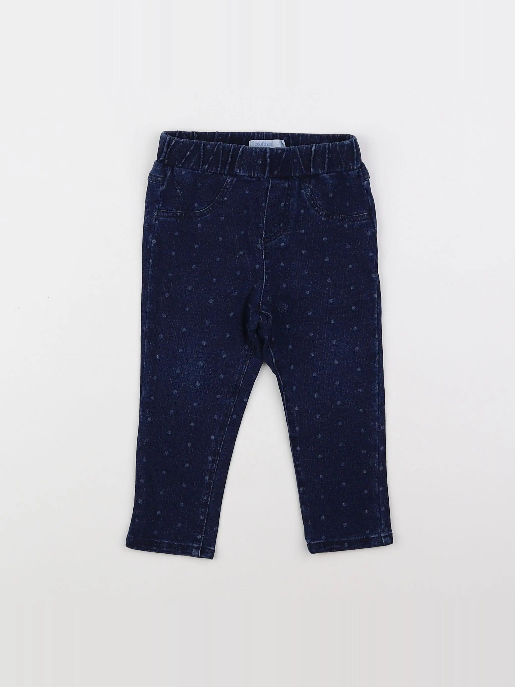 Boutchou - jegging bleu - 12 mois