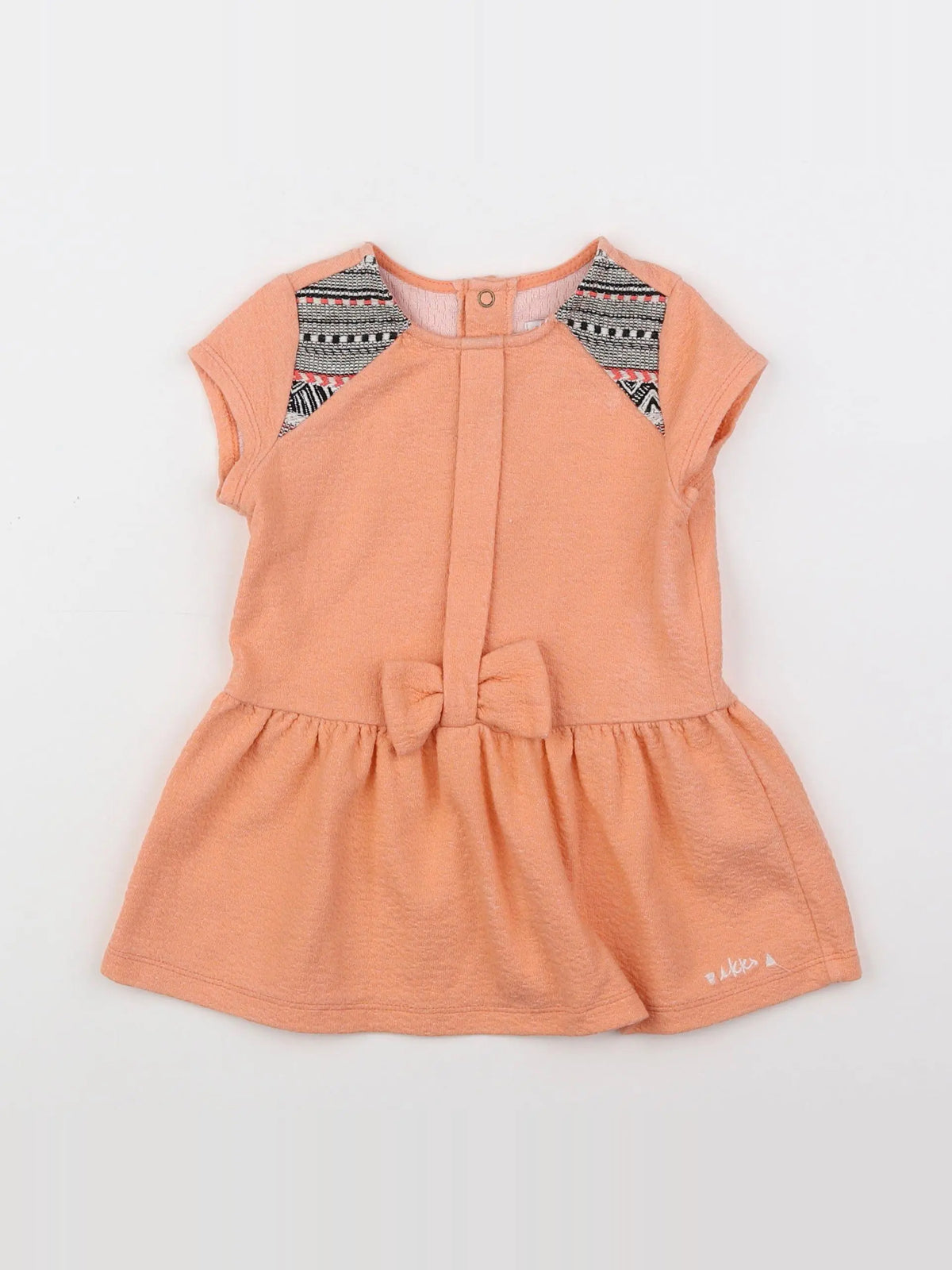 IKKS - robe orange - 12 mois