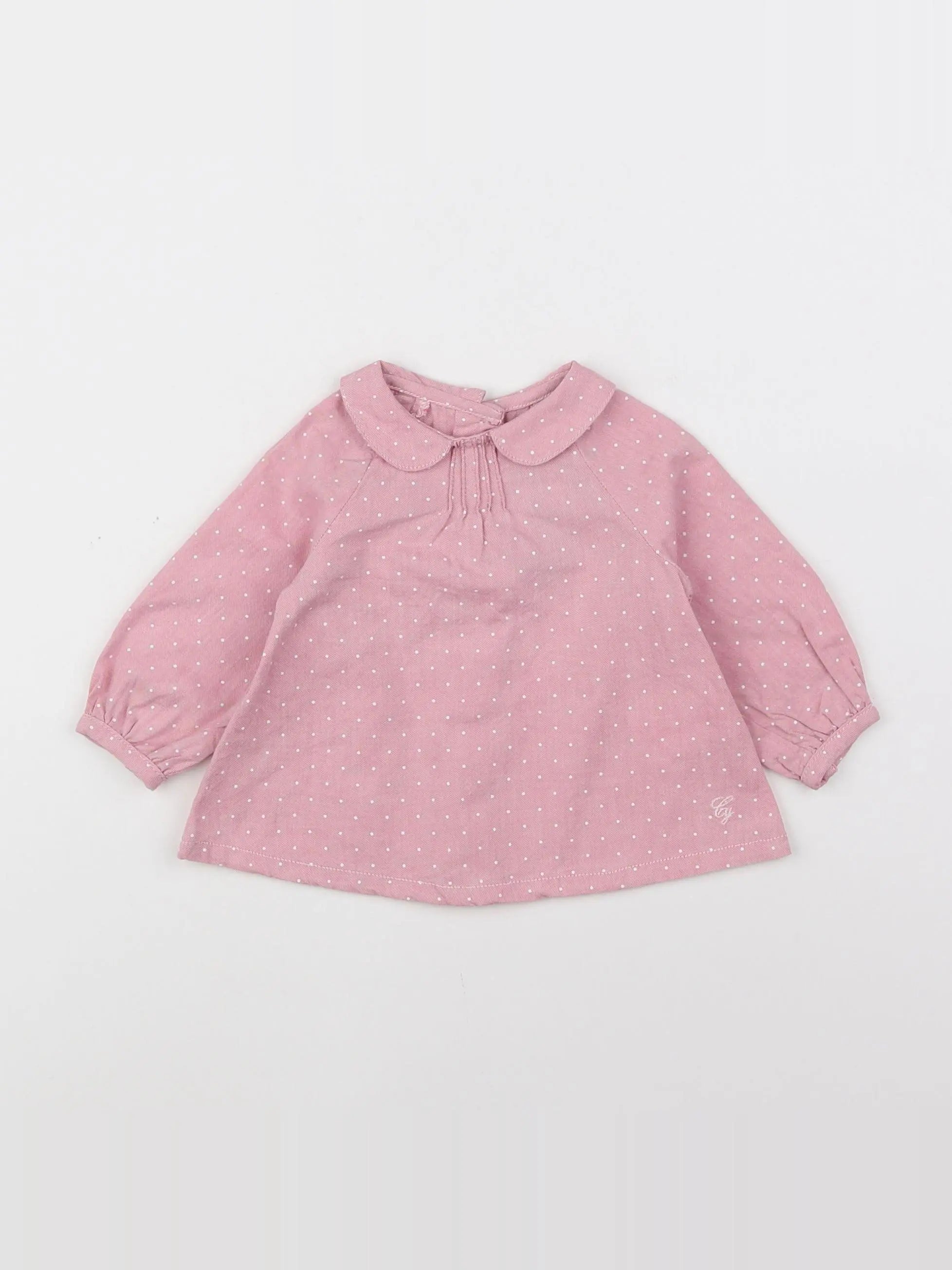 Cyrillus - blouse rose - 3 mois