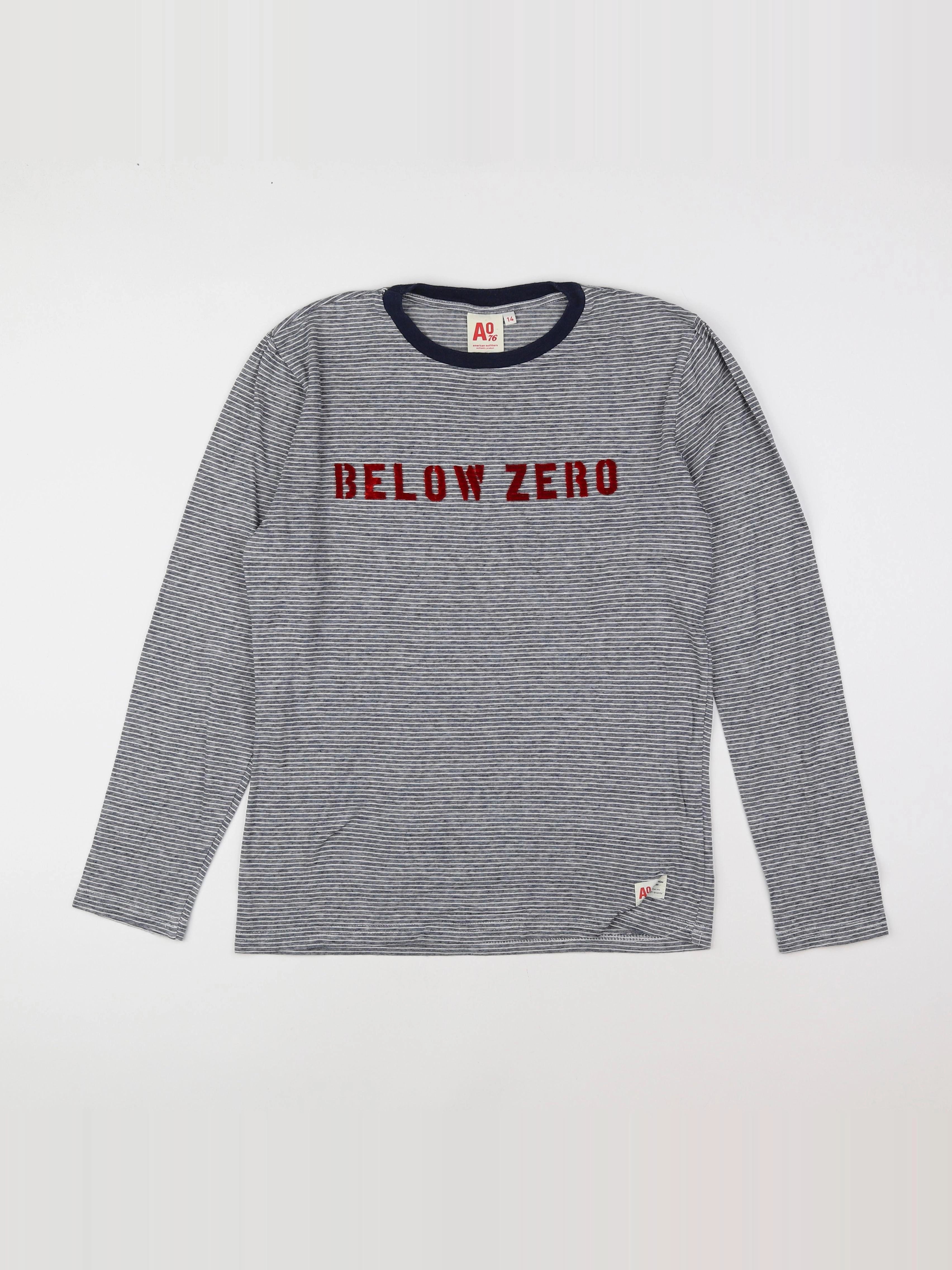 American Outfitters - tee-shirt bleu, blanc - 14 ans