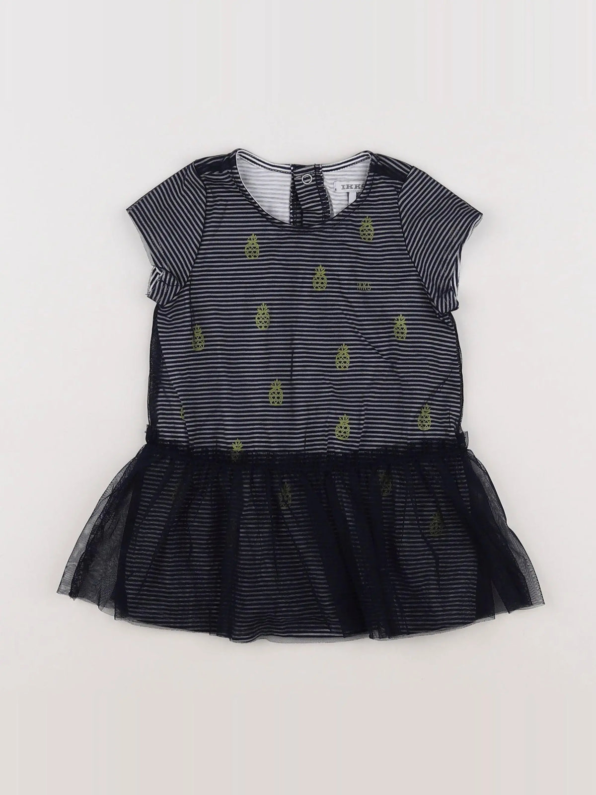 IKKS - robe bleu - 12 mois