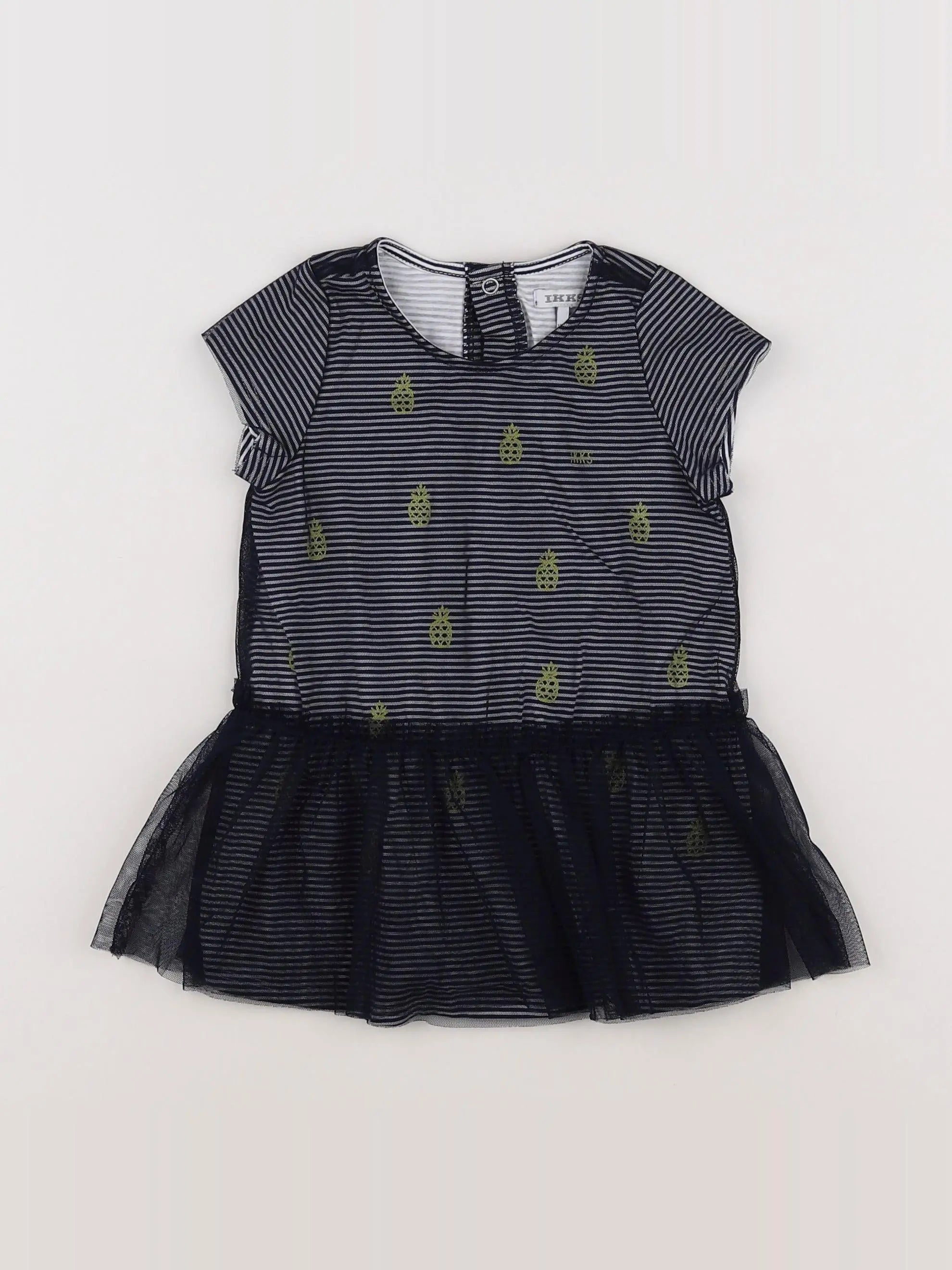 IKKS - robe bleu - 12 mois
