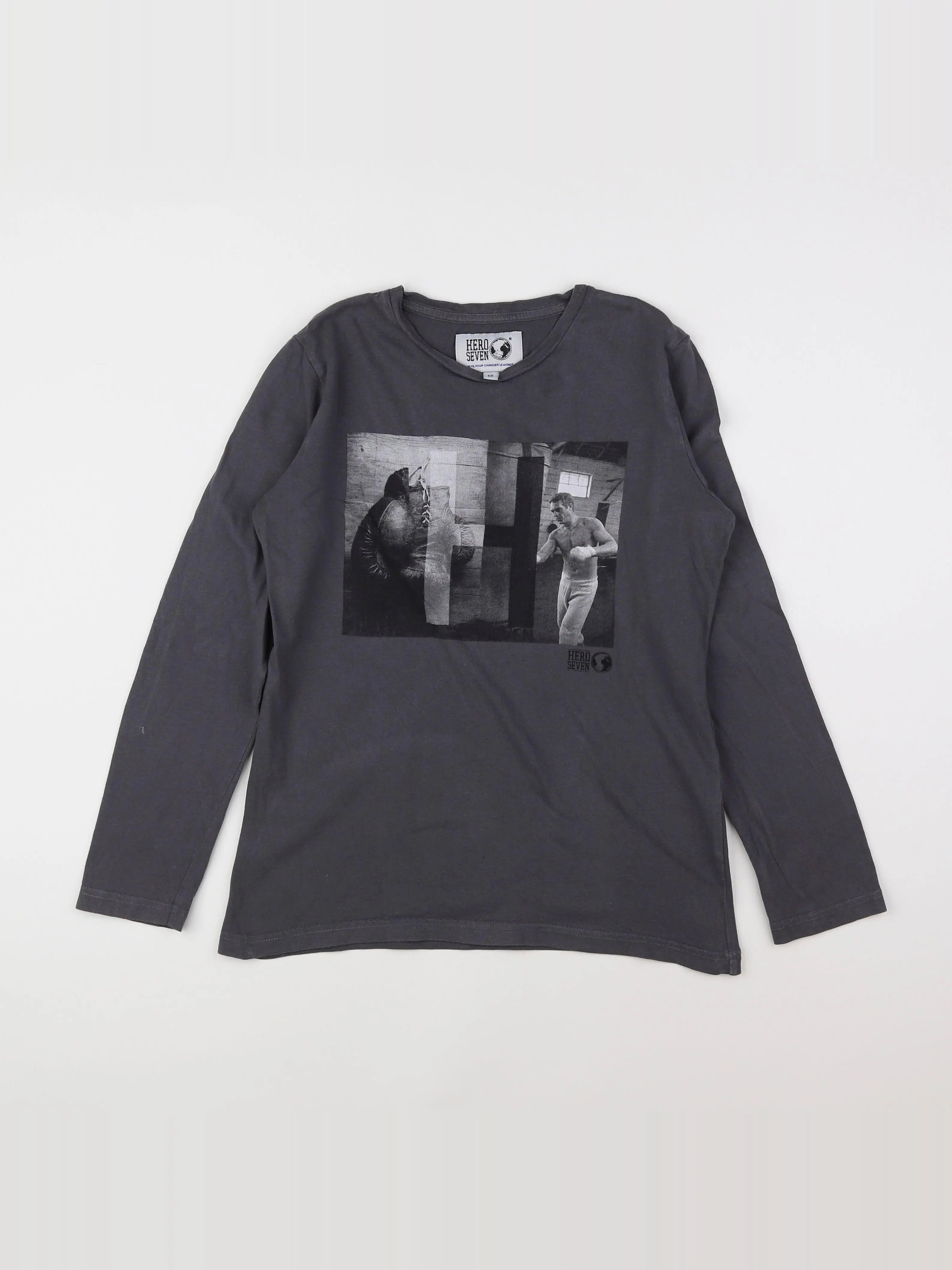 Hero Seven - tee-shirt gris - 12 ans