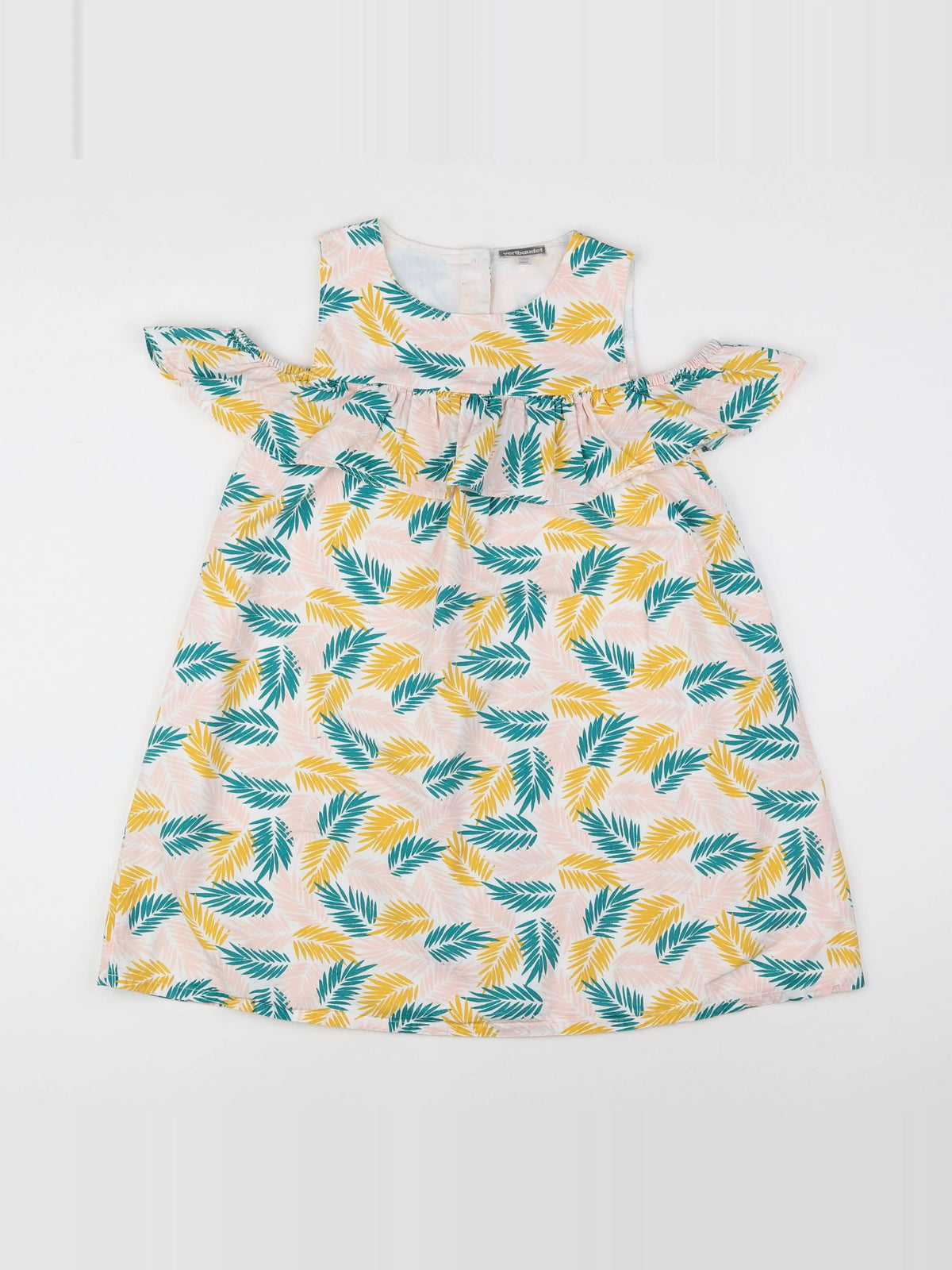 Vertbaudet - robe multicolore - 9 ans