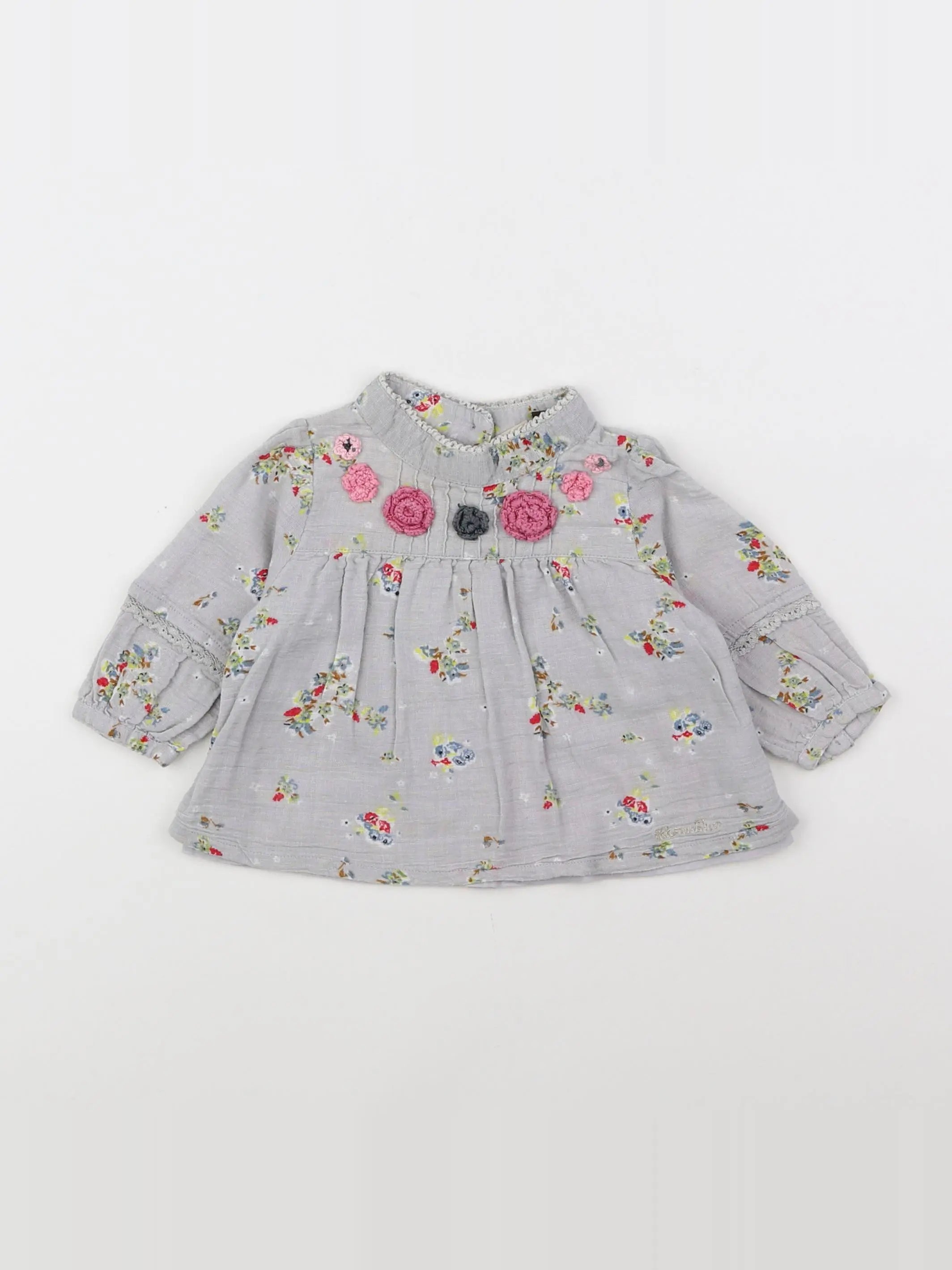 IKKS - blouse multicolore, bleu - 6 mois