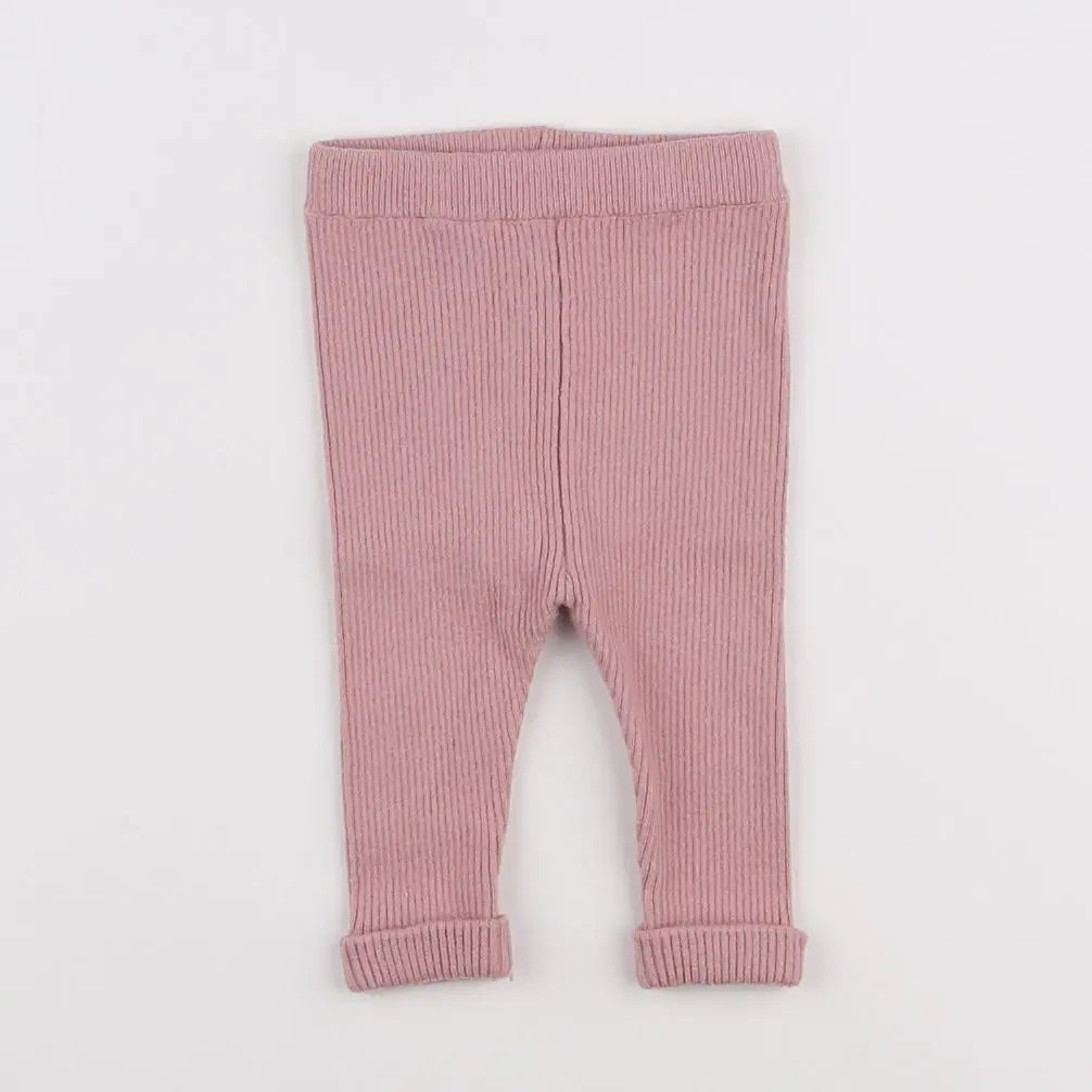 Vertbaudet - legging rose - 3 mois