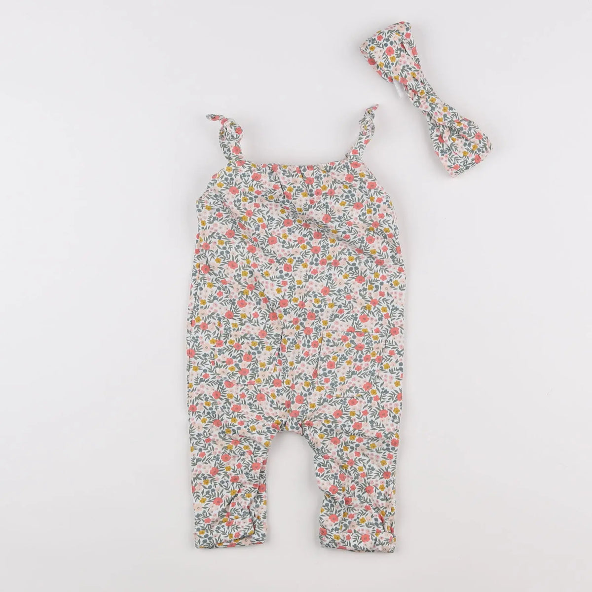Vertbaudet - combinaison multicolore - 6 mois