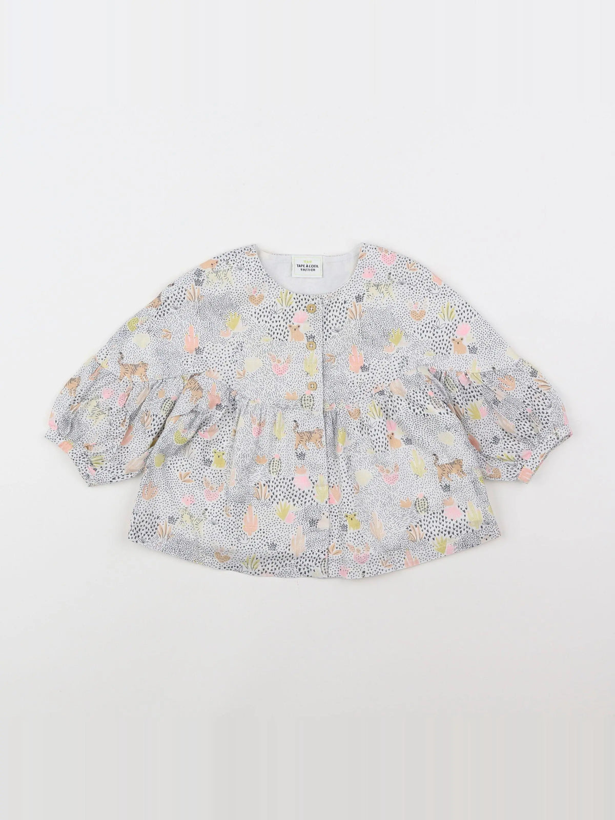 Tape à l'oeil - blouse blanc - 9 mois