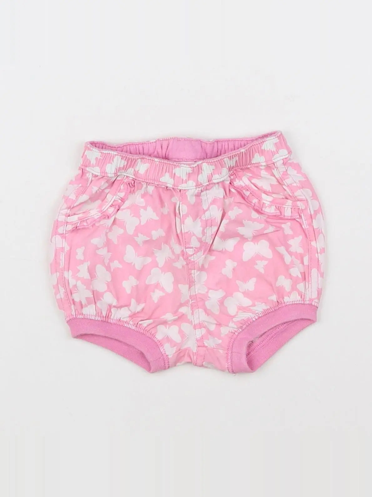 H&M - bloomer rose, blanc - 1/3 mois