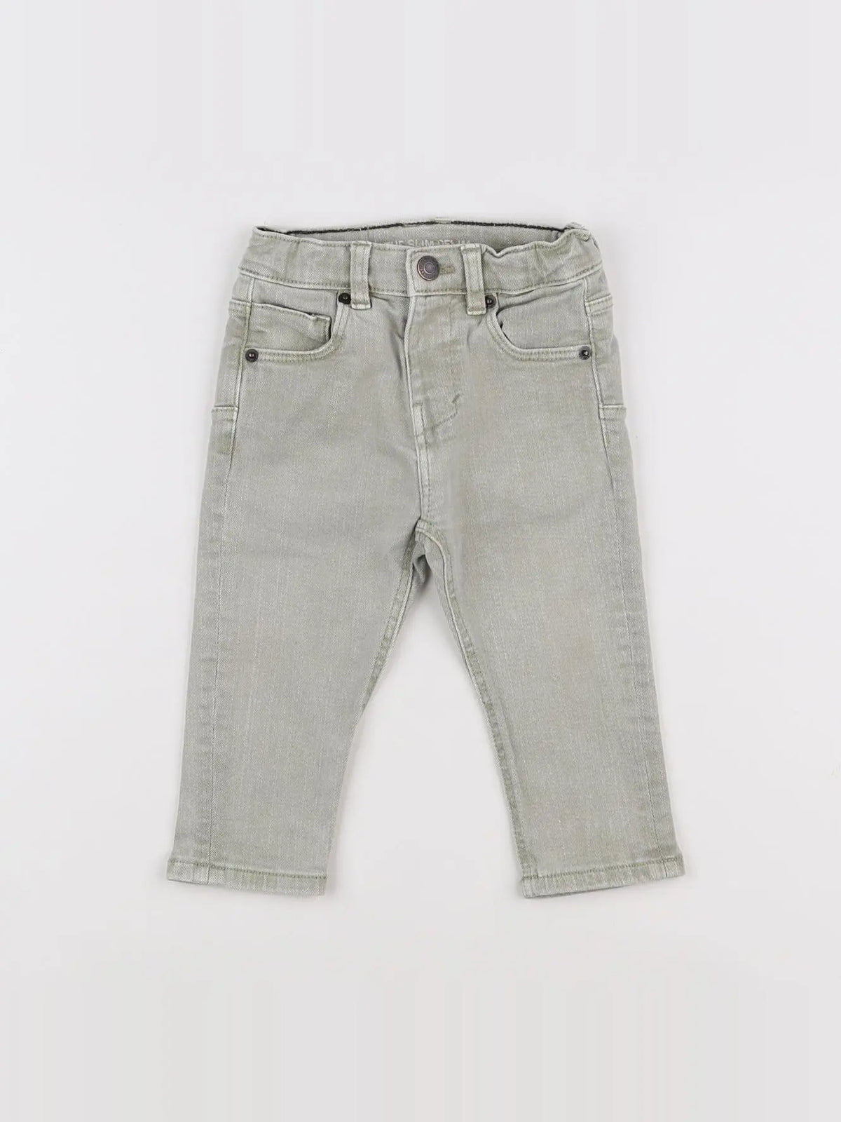 Zara - jean vert - 9/12 mois