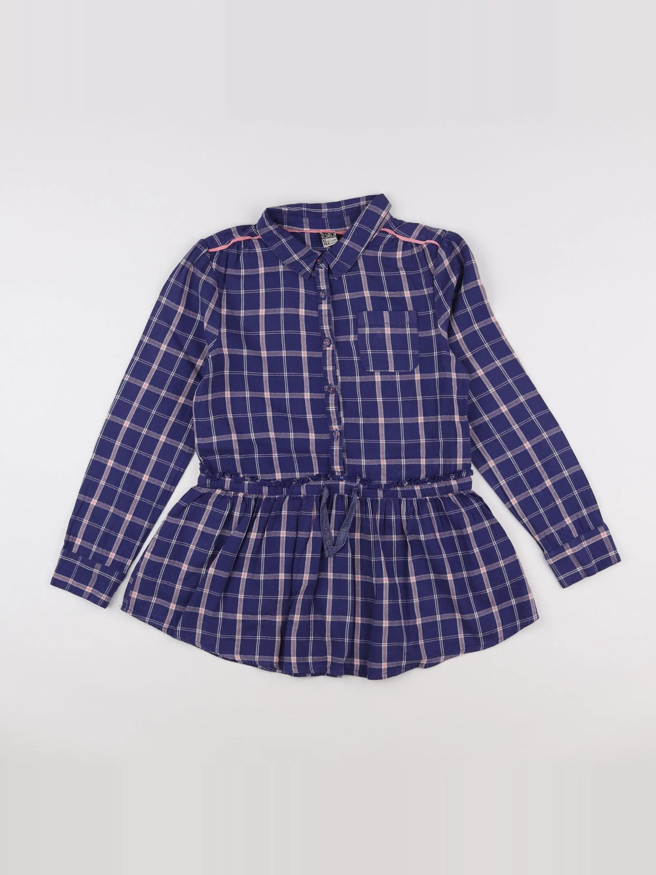 Tape à l'oeil - blouse bleu, argent, rose - 12 ans