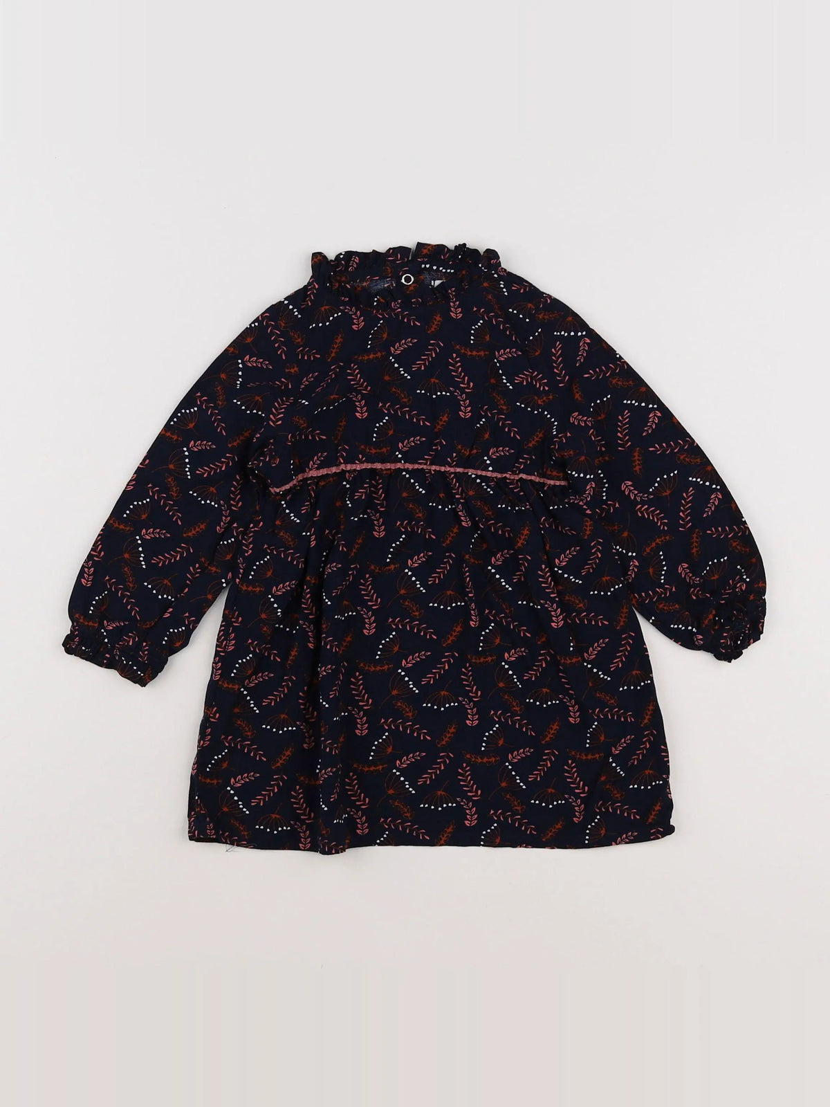 La Redoute - robe bleu, marron - 12 mois